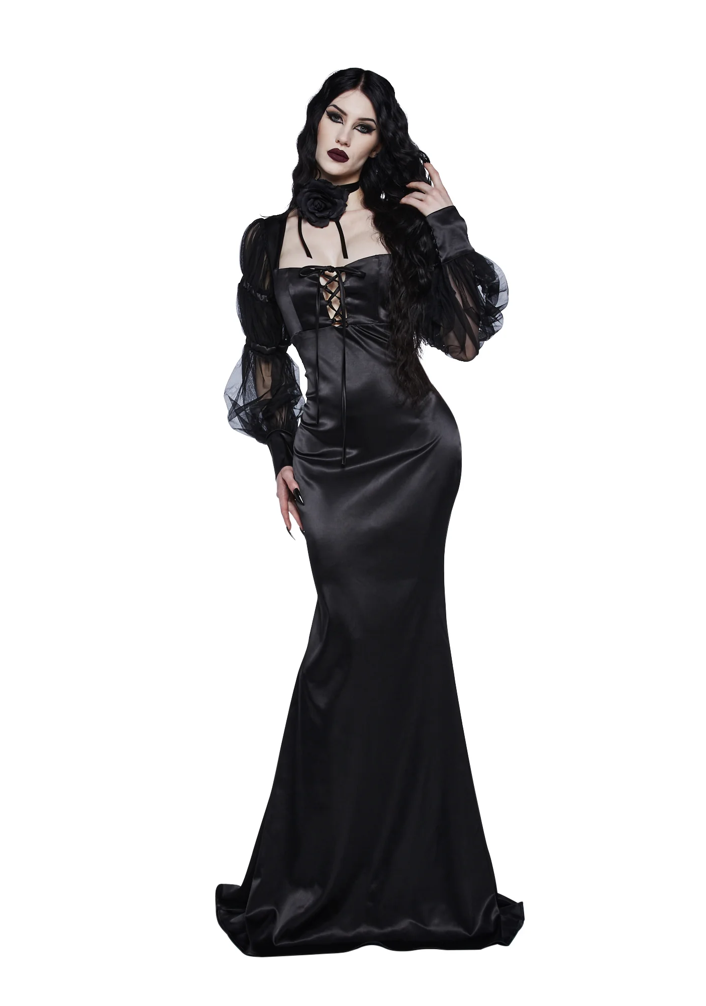 Midnight Reverence Maxi Dress - Image 5