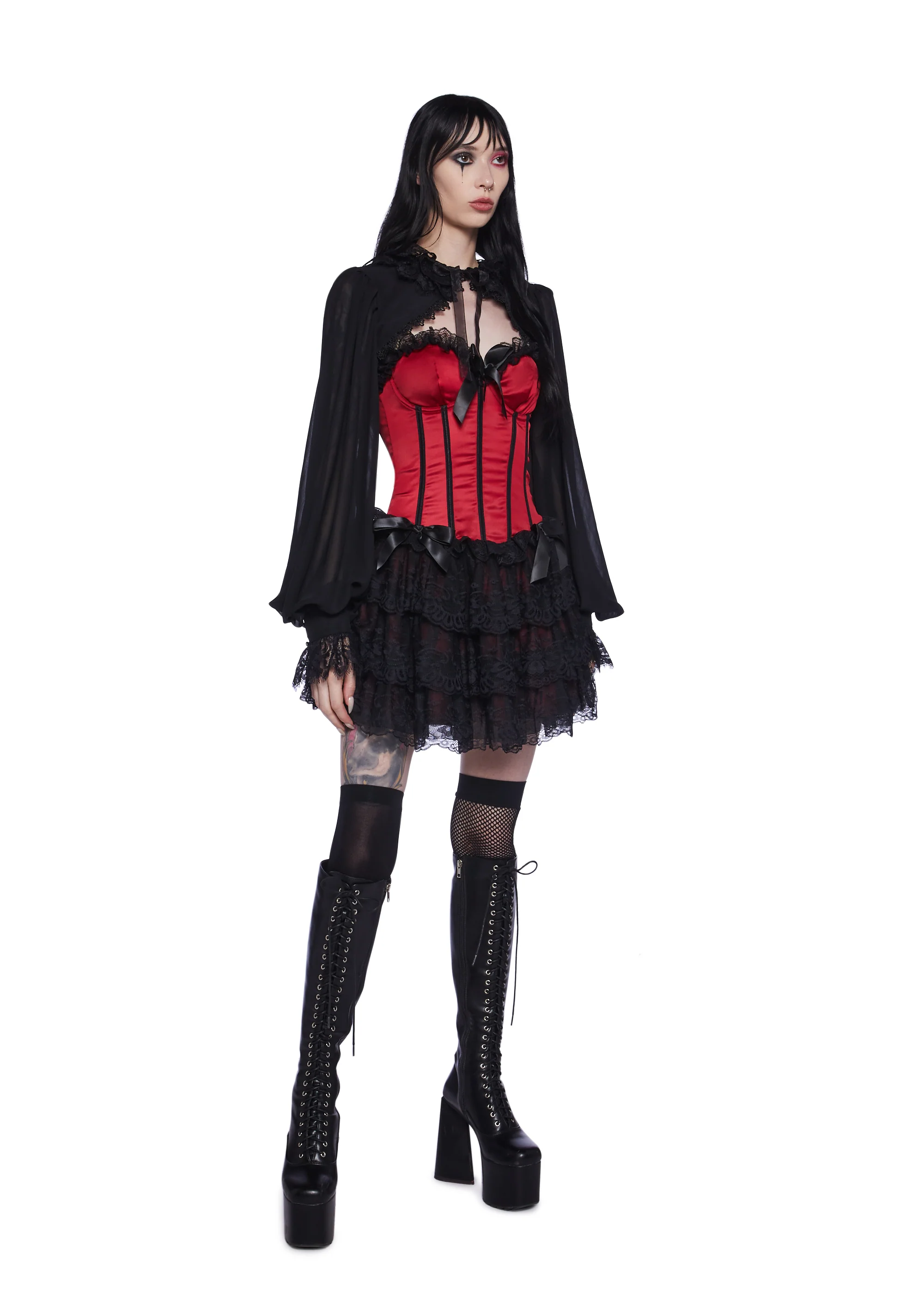 Midnight Show Chiffon Shrug - Image 2