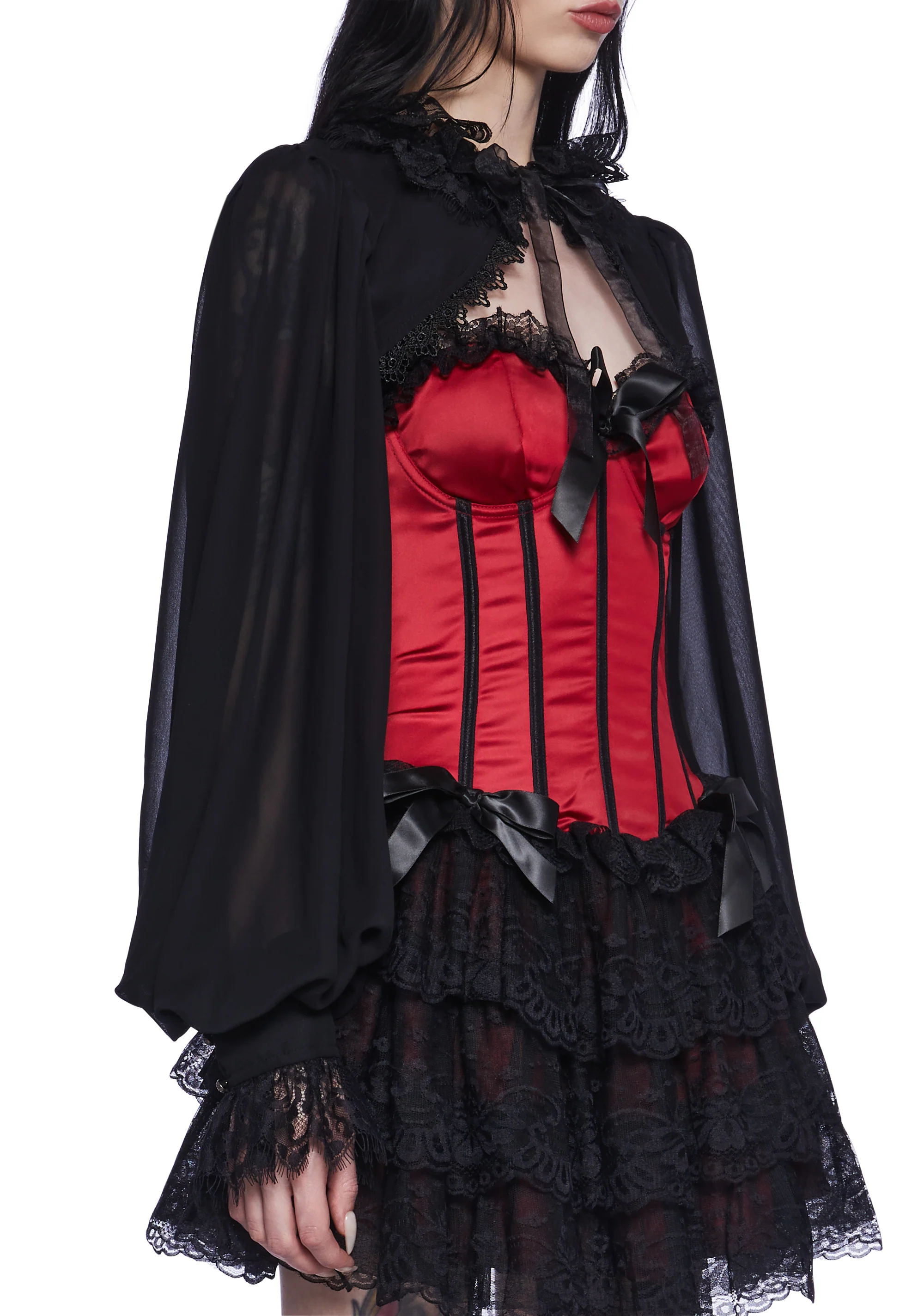 Midnight Show Chiffon Shrug - Image 5