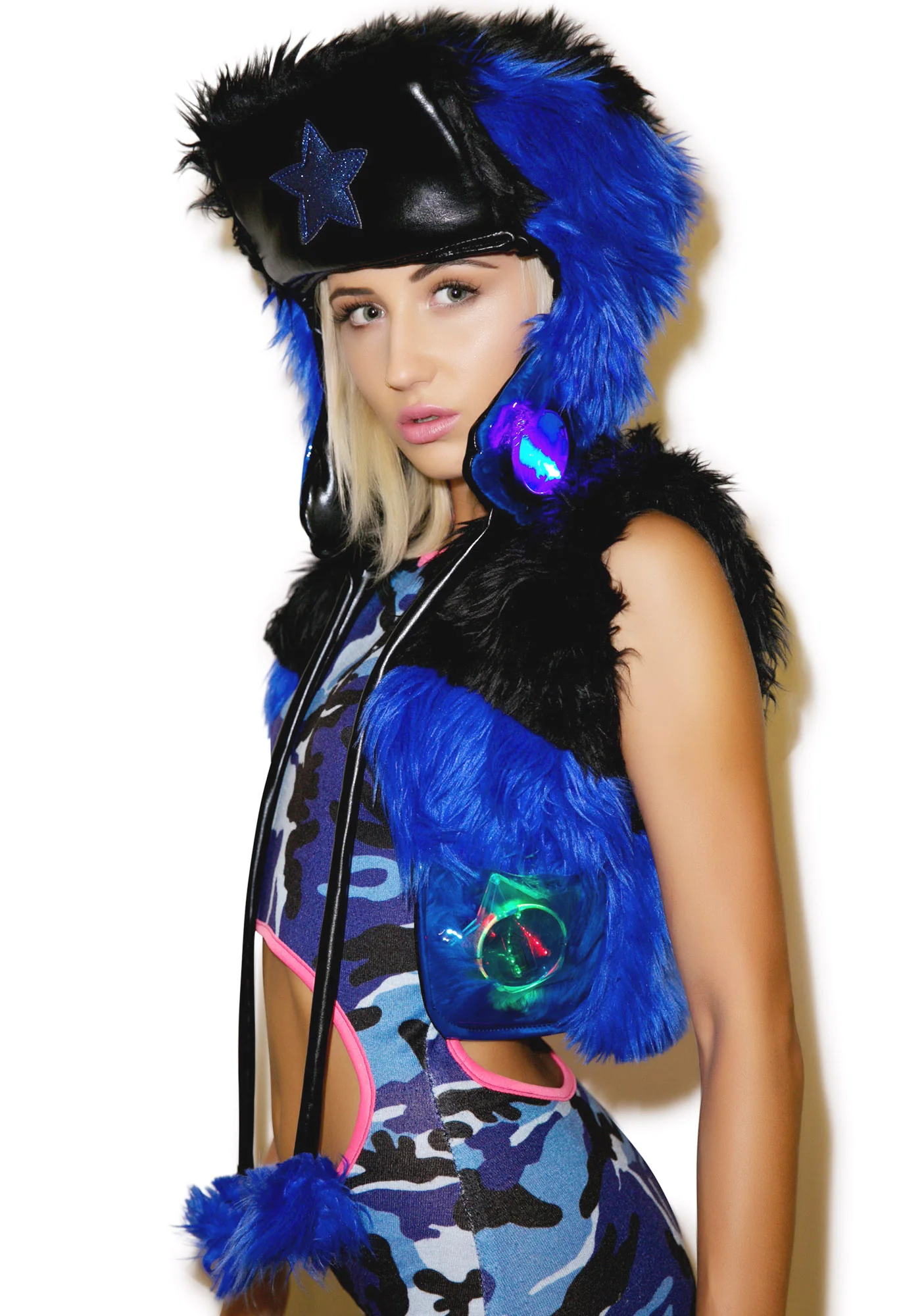 Midnight Star Faux Fur Hat - Image 5