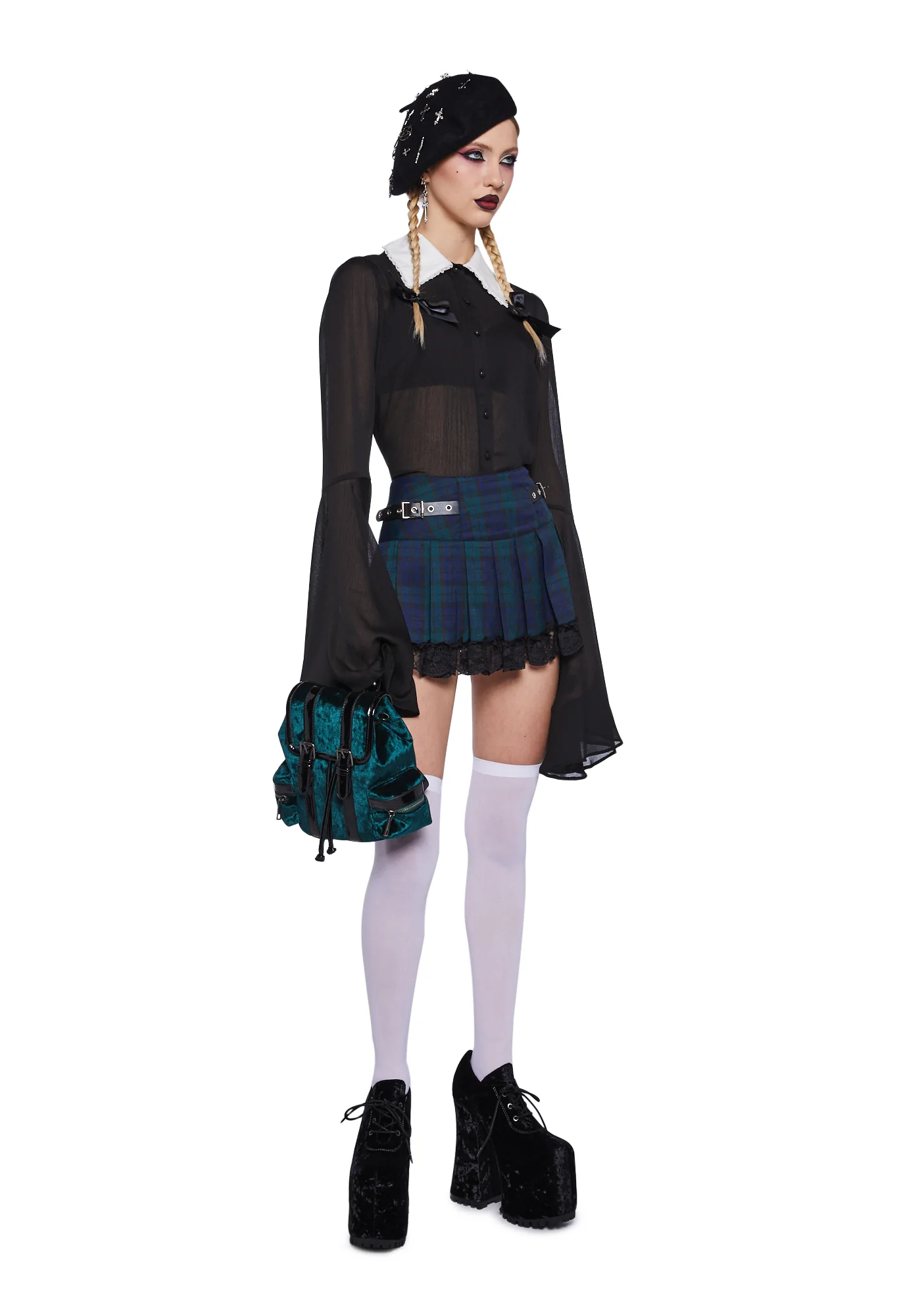 Midnight Study Mini Skirt - Image 2