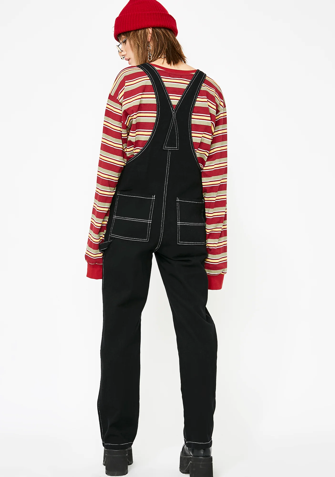 Midnight The Homie Baggy Overalls - Image 4