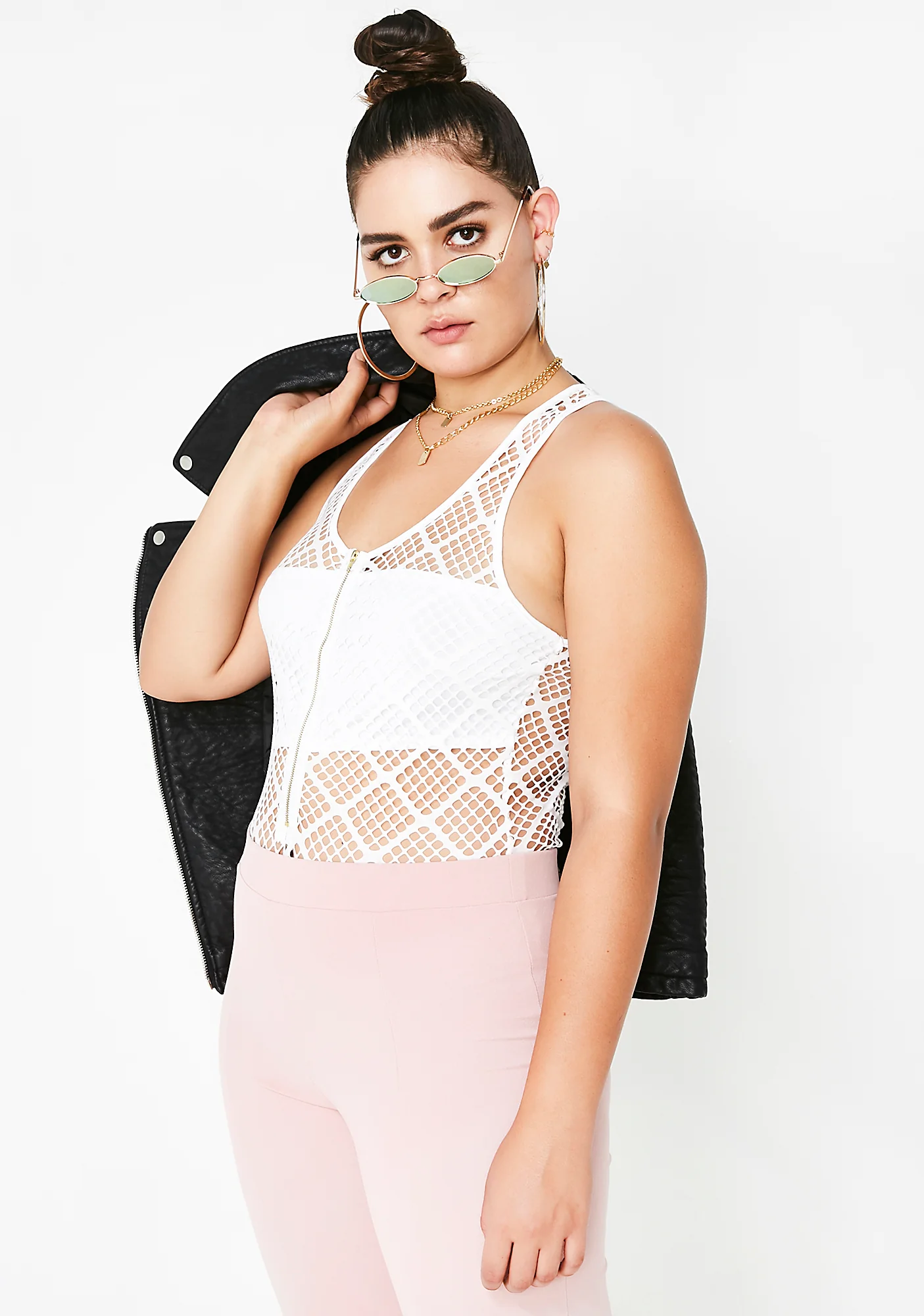Milky Uncensored Net Bodysuit - Image 2