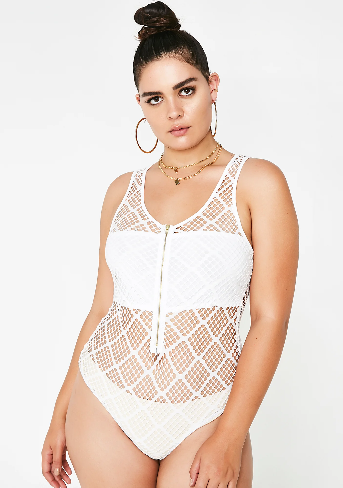 Milky Uncensored Net Bodysuit - Image 3