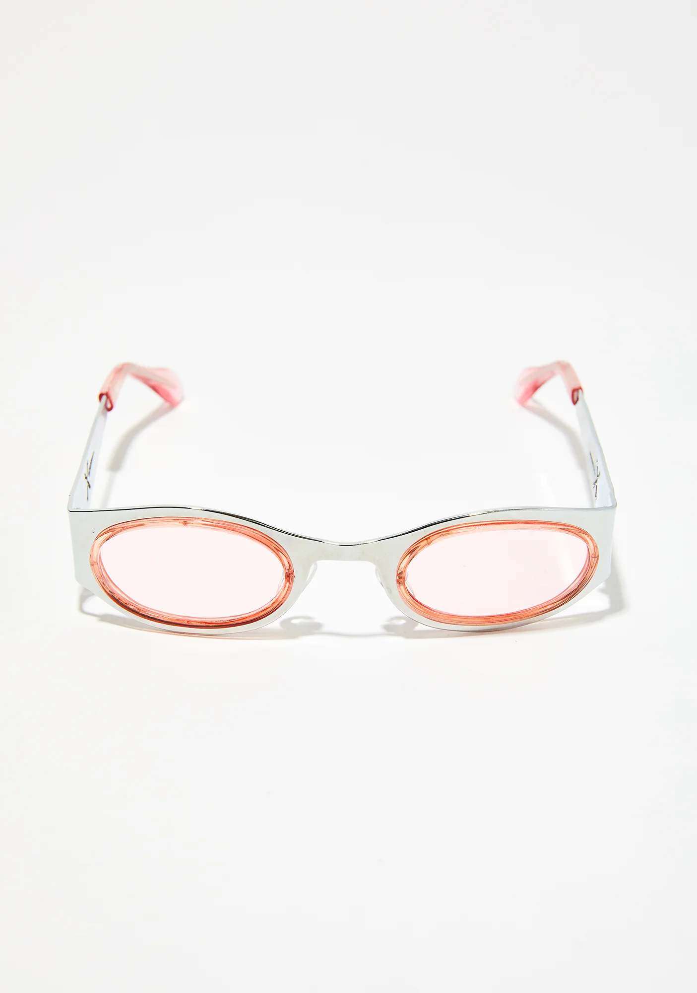 Millennial Metal Clear Sunglasses - Image 2