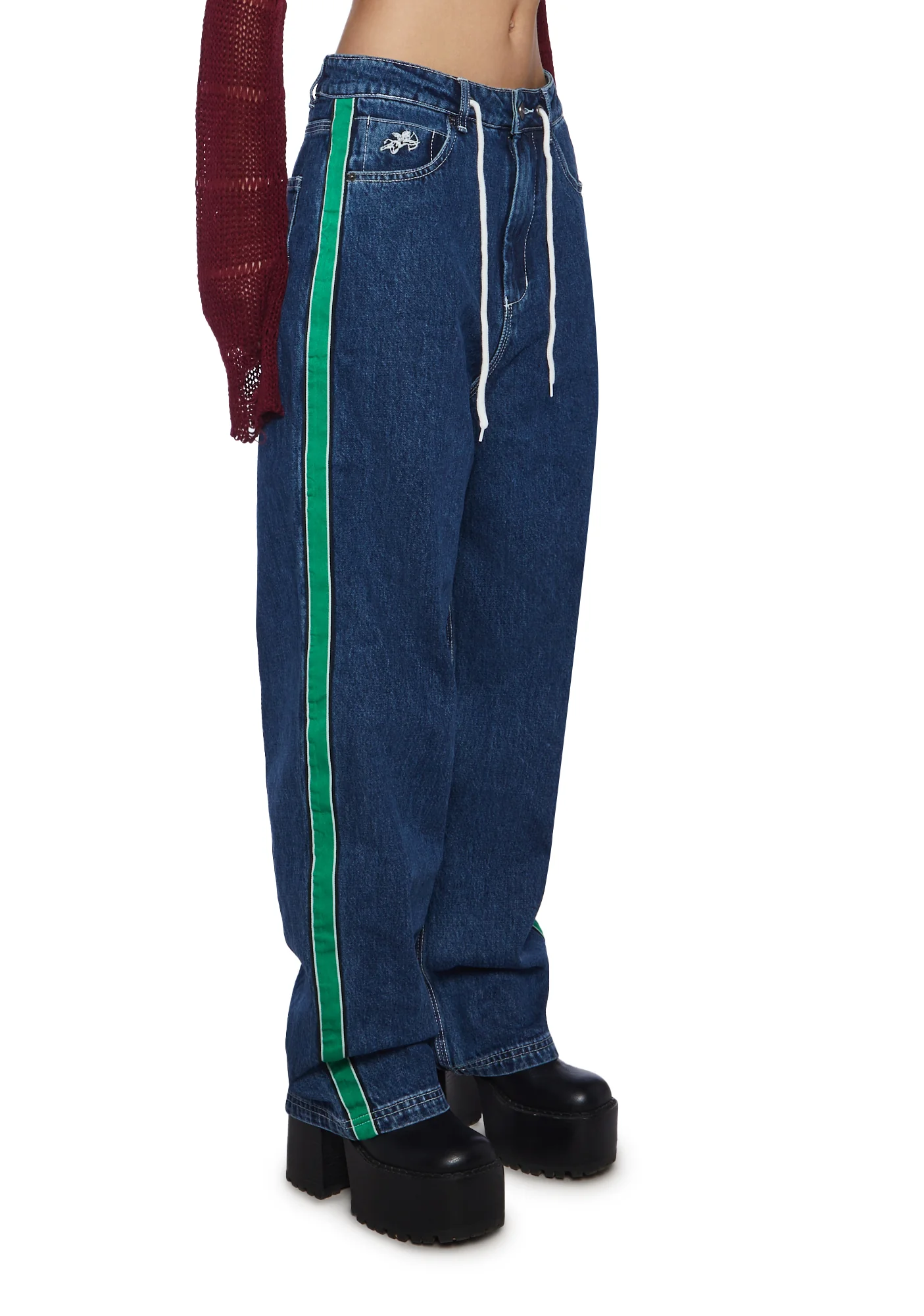 Millennial Mix Wide Leg Pants - Image 3