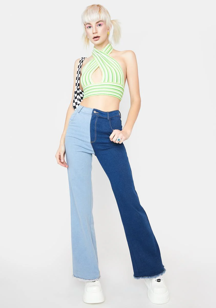 Minty Harmony In Motion Halter Top - Image 3