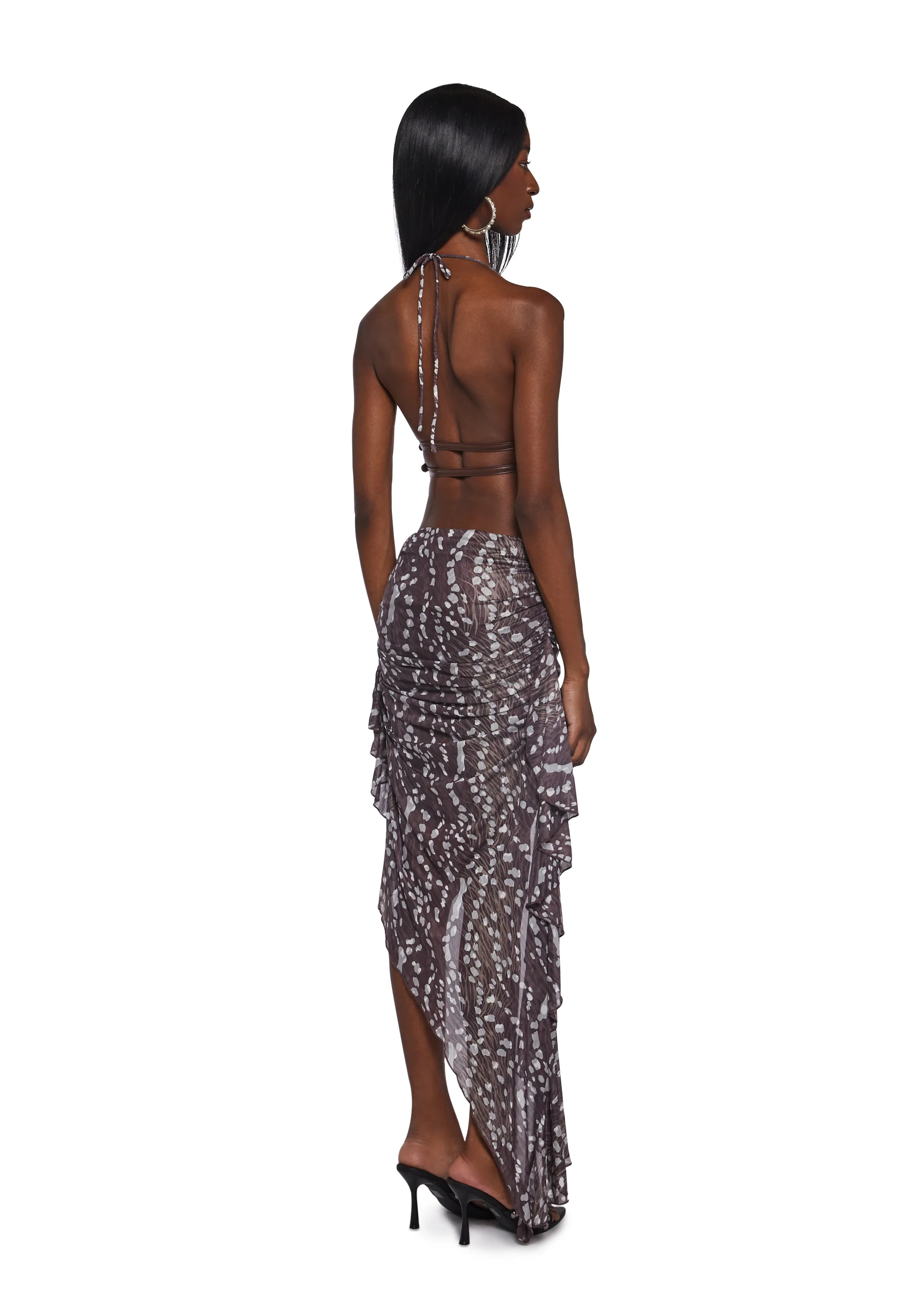 Mirage Beats Asymmetrical Print Dress - Image 4
