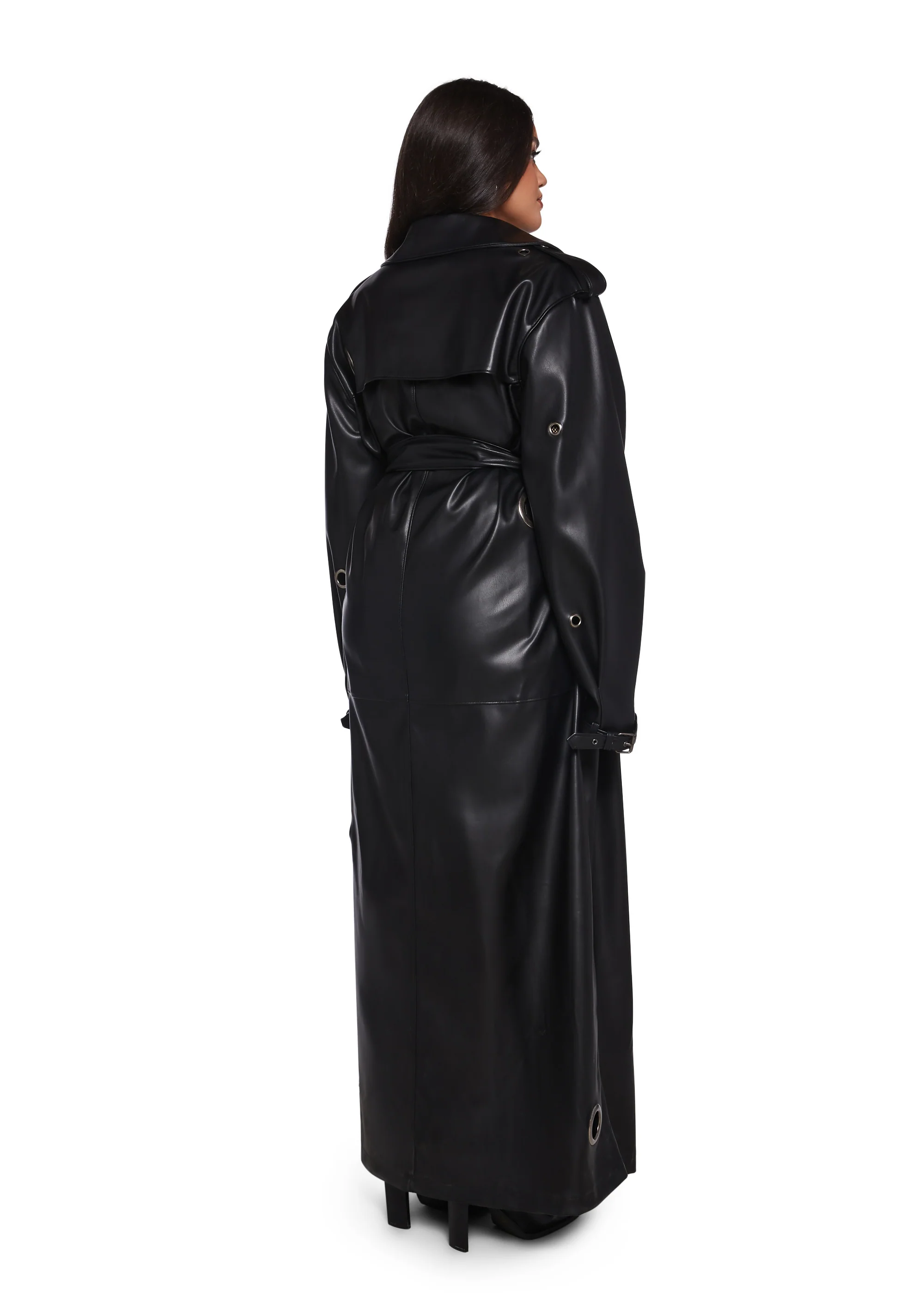 Misbehaving Motto Trench Coat - Image 11