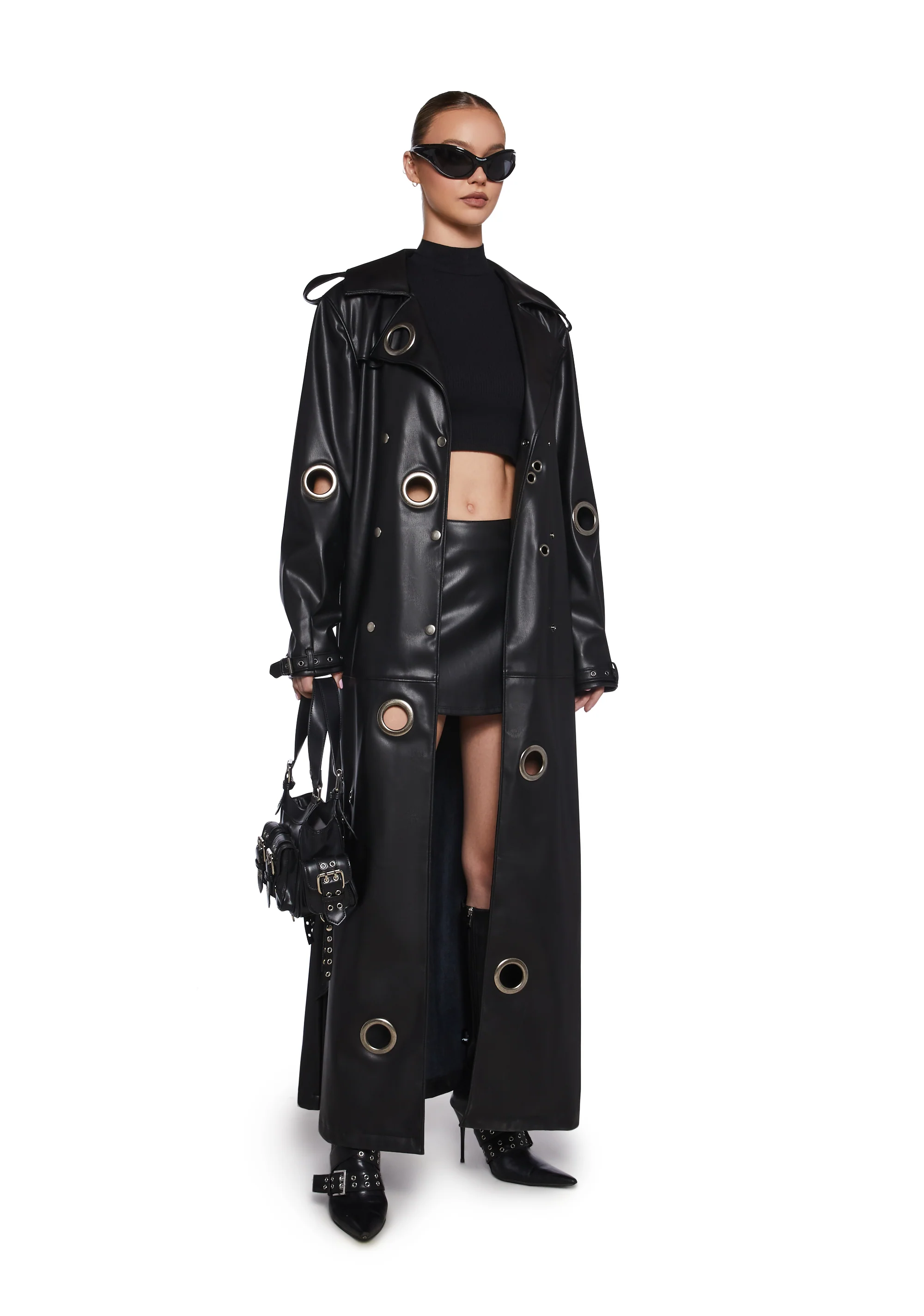 Misbehaving Motto Trench Coat - Image 5