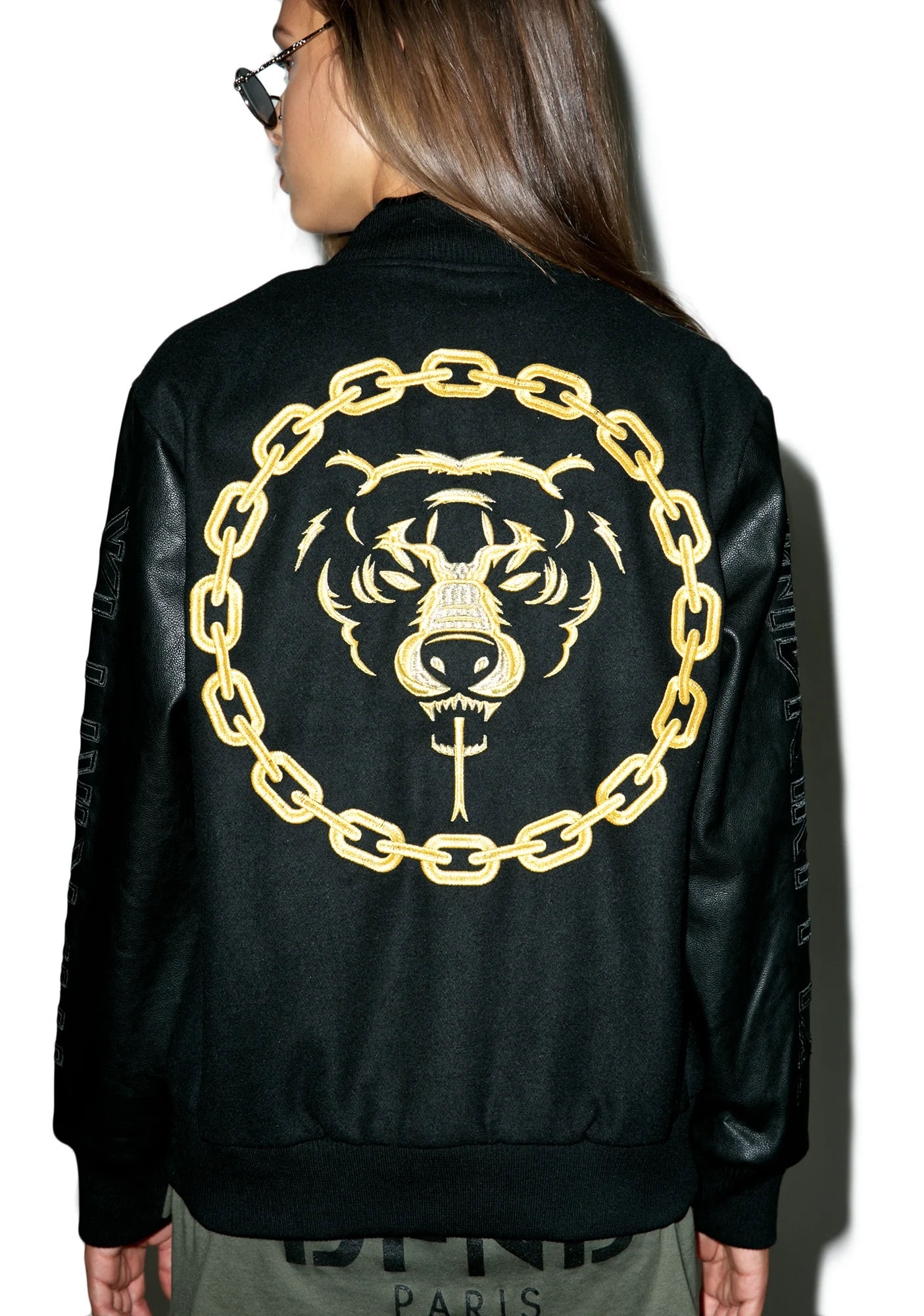 Mishka 2.0 Death Adder Chain Varsity Jacket - Image 2