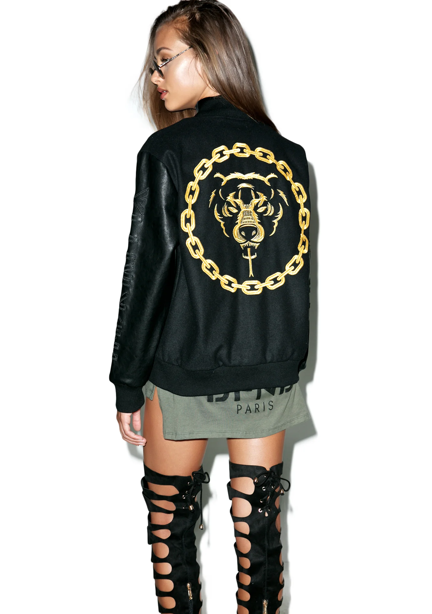Mishka 2.0 Death Adder Chain Varsity Jacket - Image 5