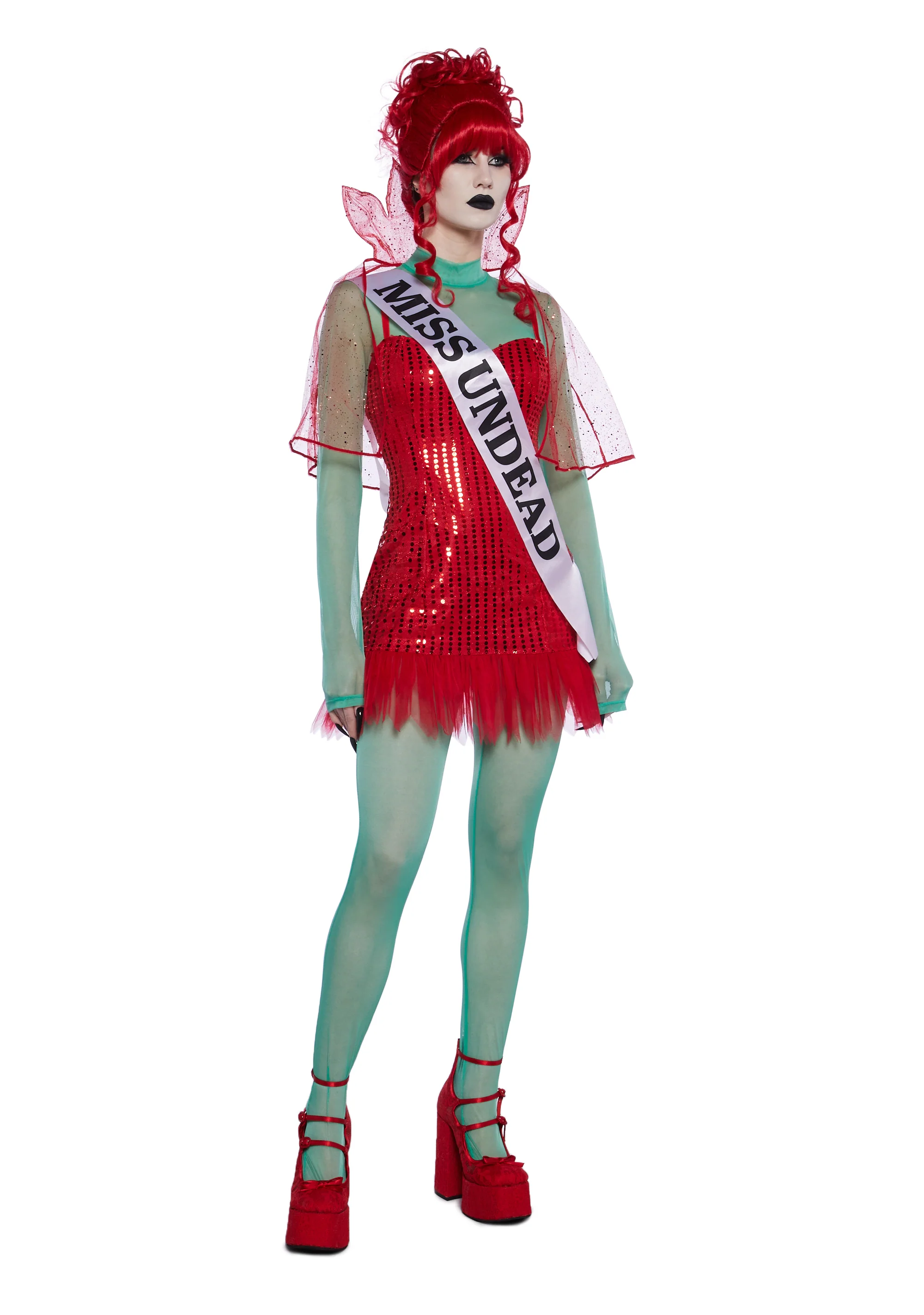 Miss Afterlife Receptionist Costume Set - Image 6