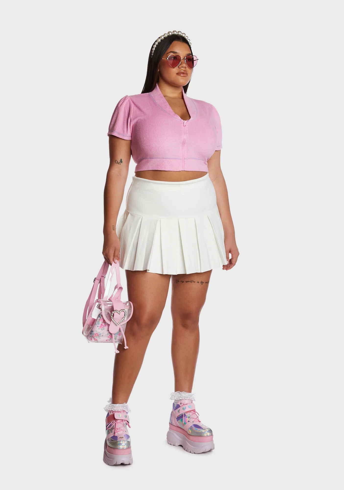 Plus Malibu Baby Crop Top - Image 5