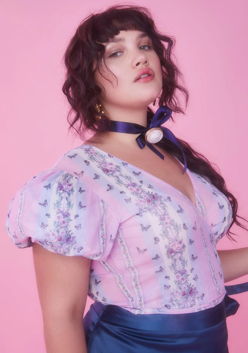 Miss Queen Diaries Wrap Top - Image 2