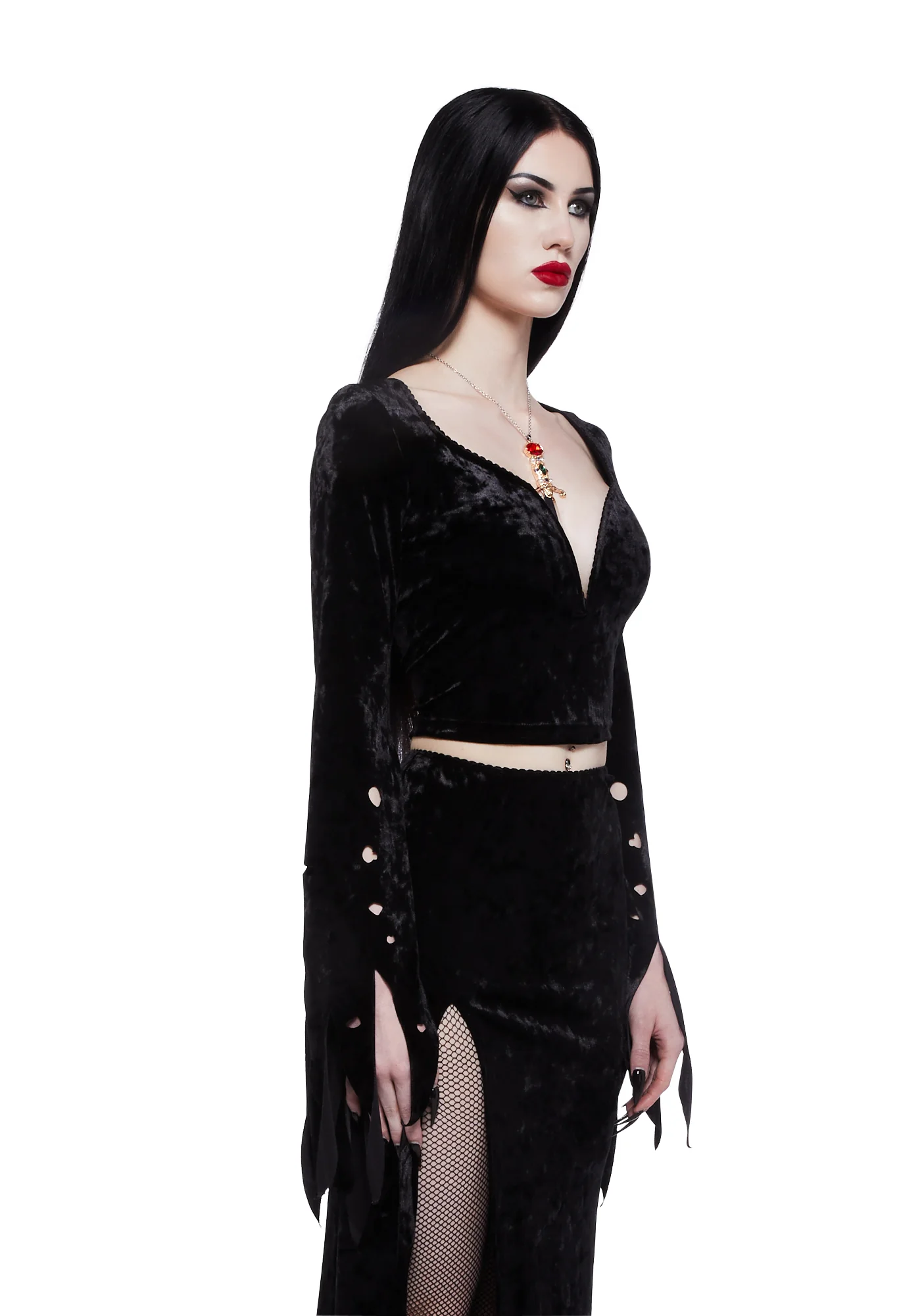 Mistress Of The Dark Long Sleeve Top - Image 3