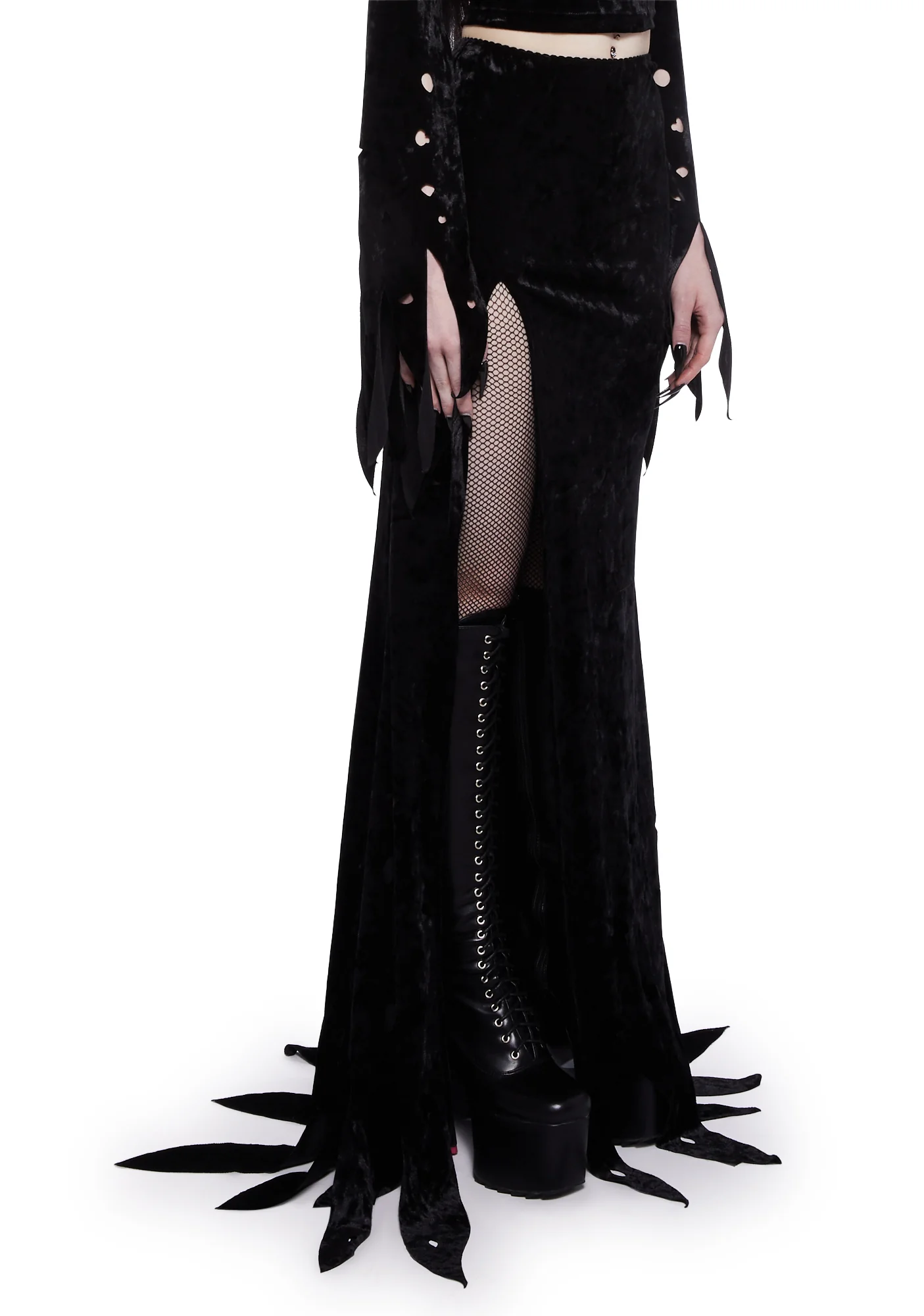 Mistress Of The Dark Maxi Skirt - Image 3