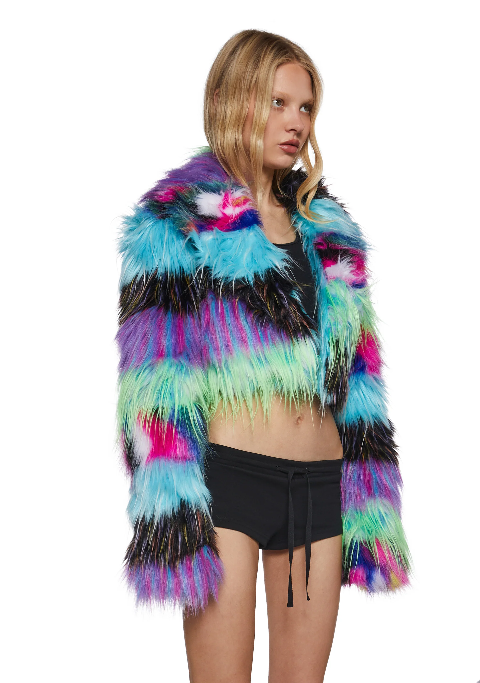 Little Monster Faux Fur Jacket - Image 3