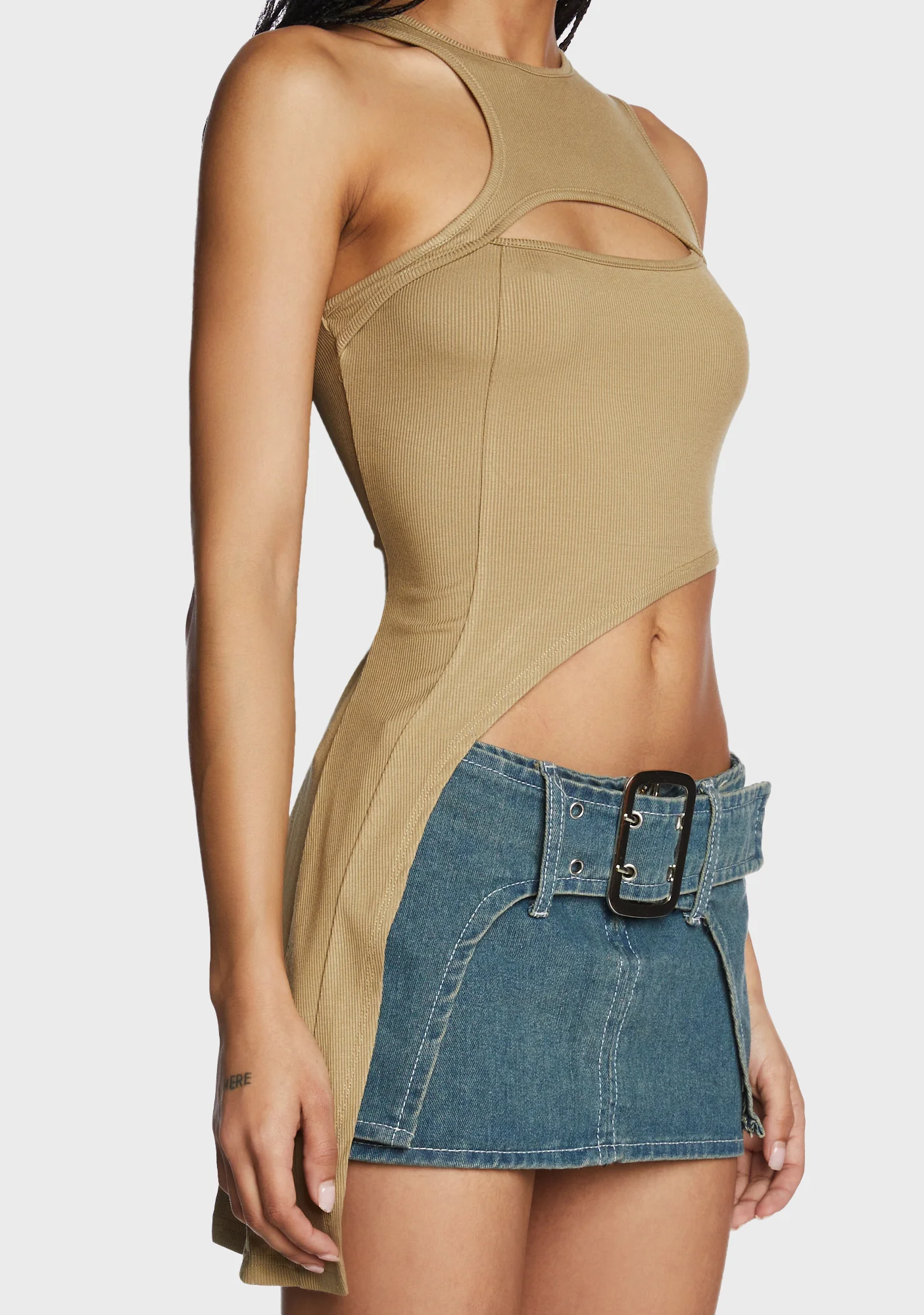 Mixtape Notes Crop Top - Image 2