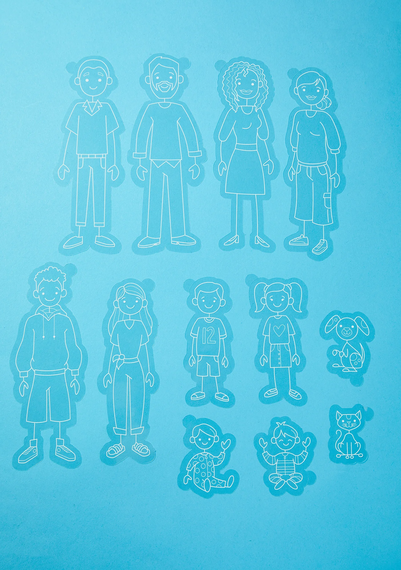Modern Family Car Stickers - Image 2