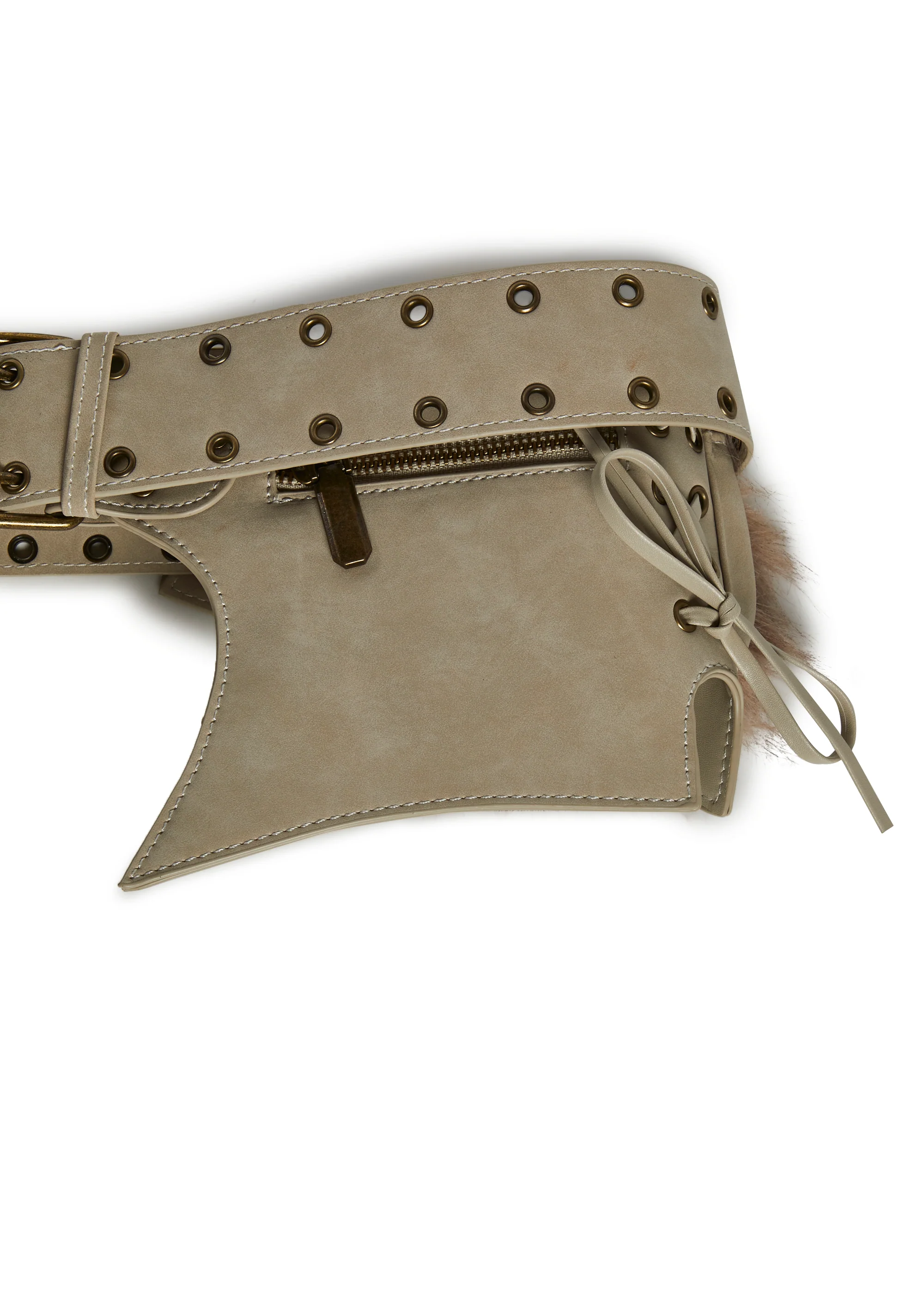 Mojave Dreams Utility Belt - Beige Fur - Image 6