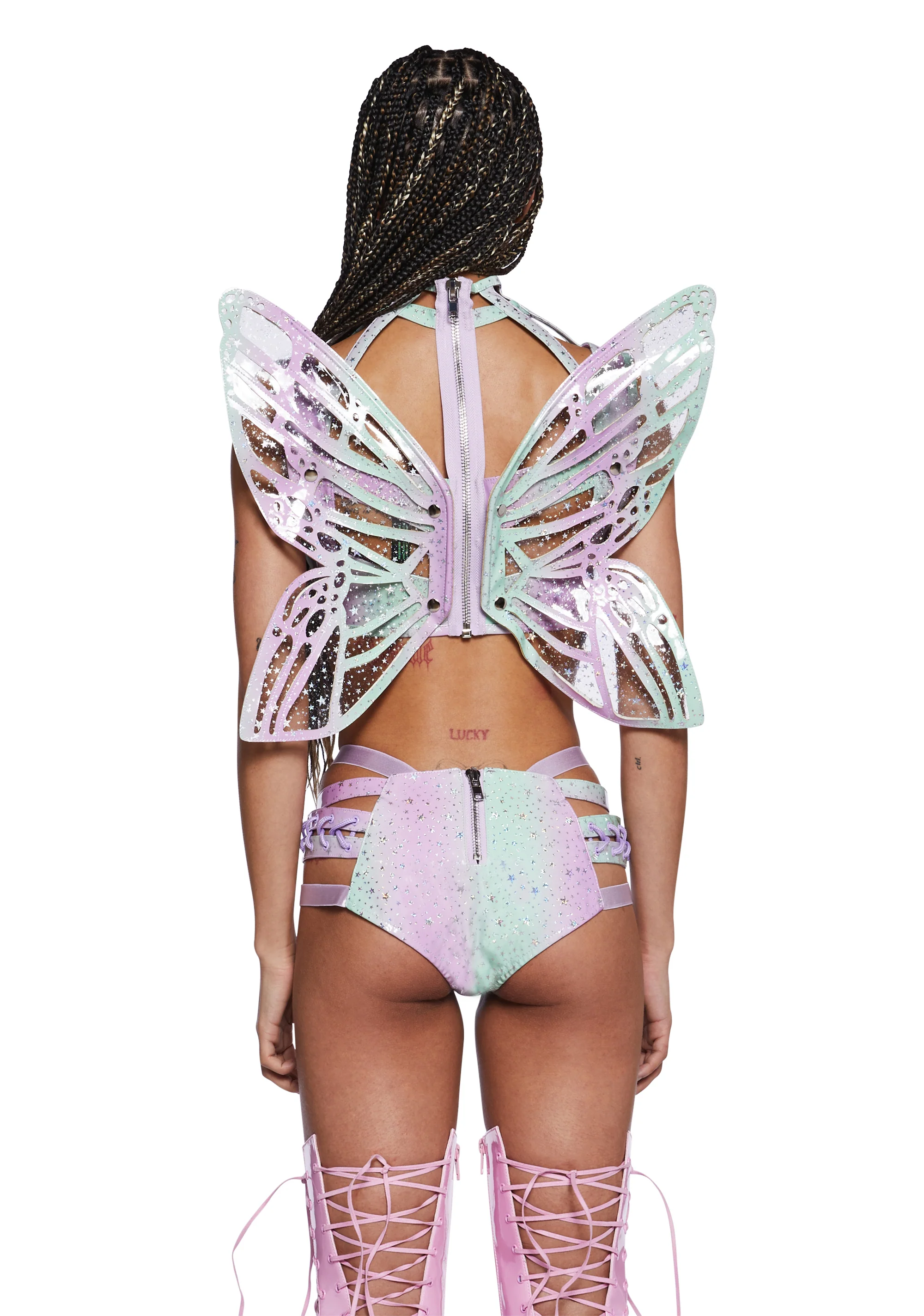 Monarch Rude Awakening Harness Top - Rainbow - Image 5