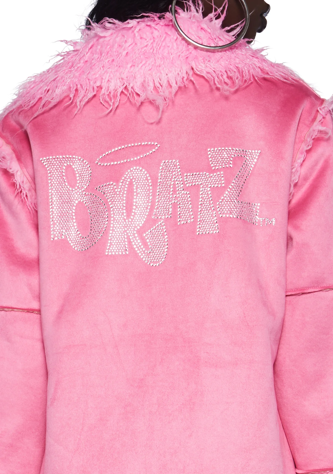 Money Not Boys Faux Fur Coat - Image 5