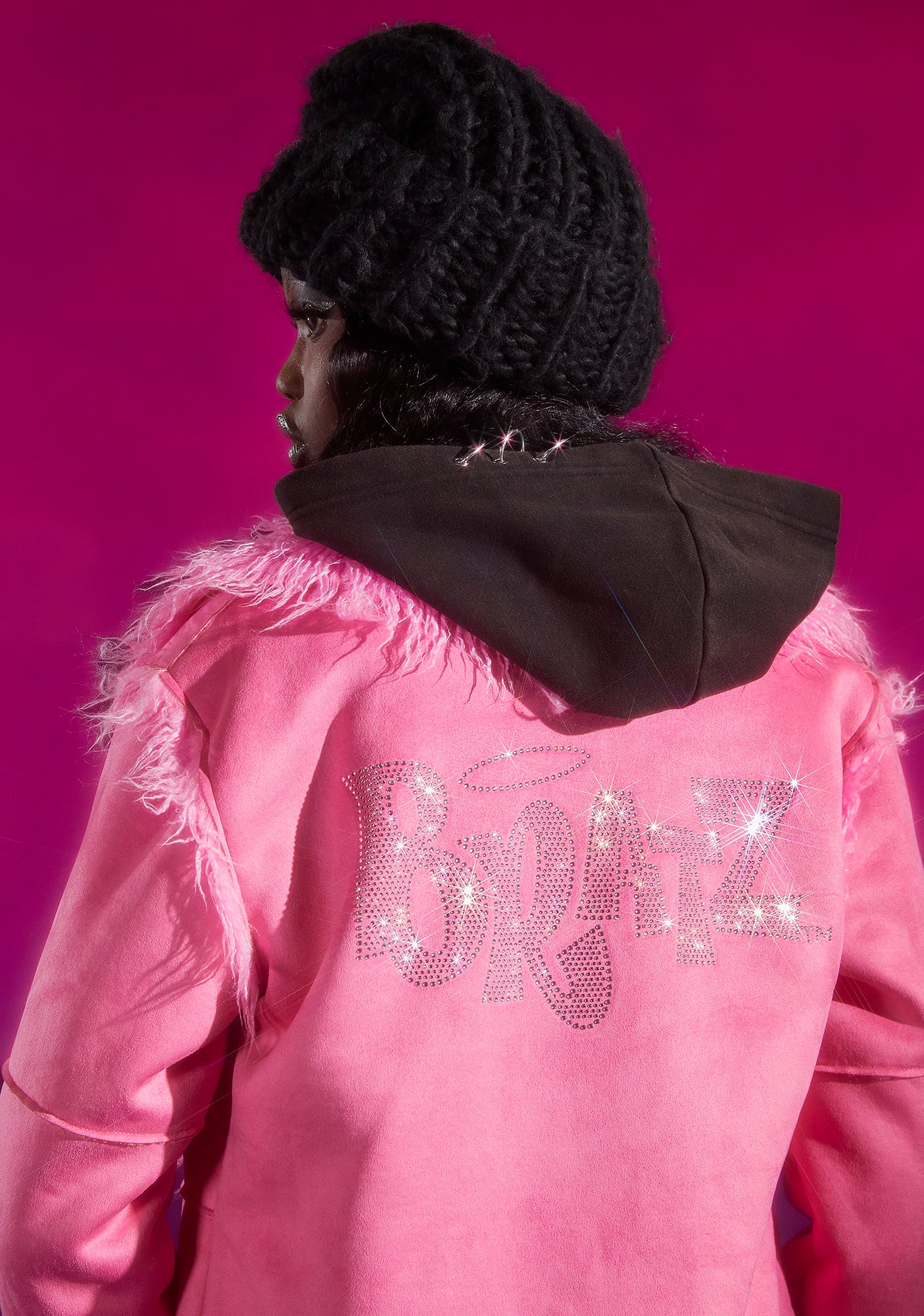 Money Not Boys Faux Fur Coat - Image 7