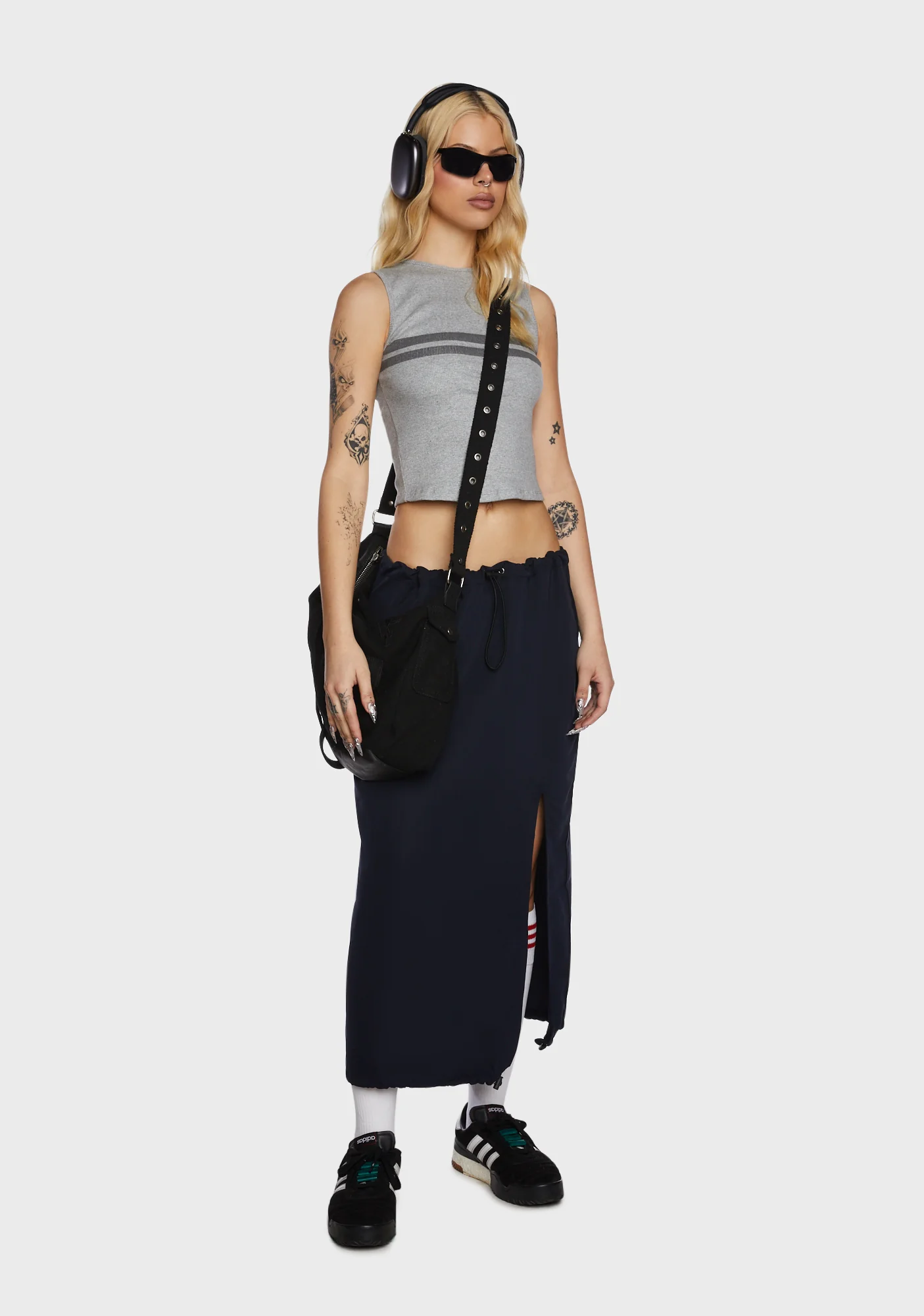 Monlo Vest Top - Gray - Image 2