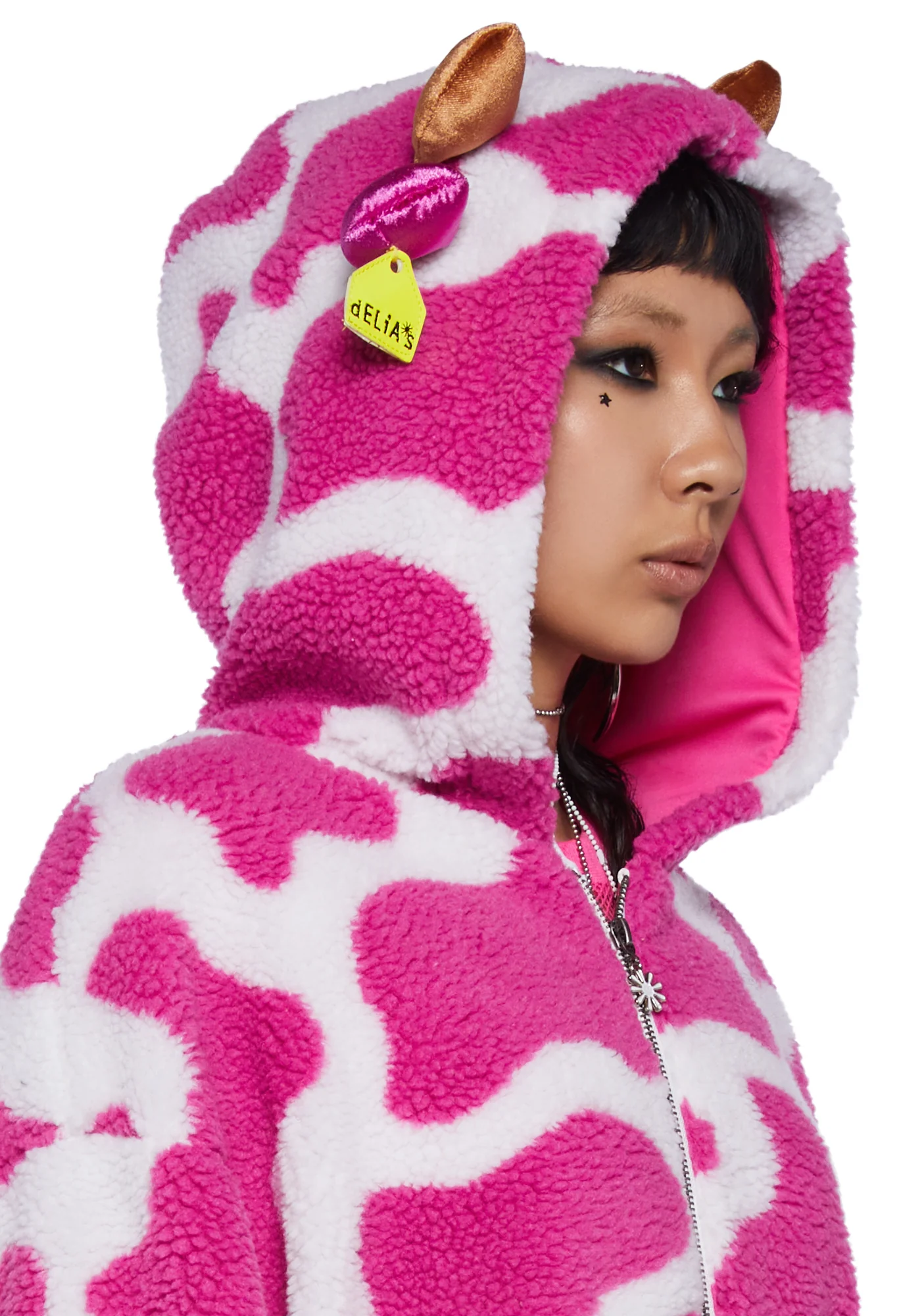 Moo-Tastic Mingle Hooded Sherpa Jacket - Image 2