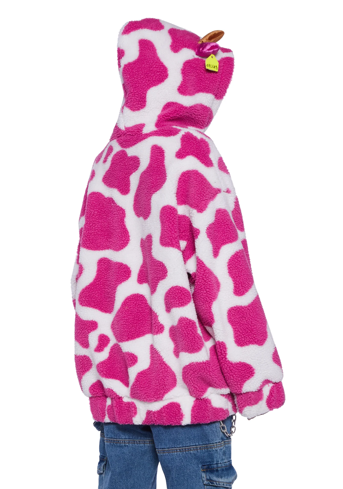 Moo-Tastic Mingle Hooded Sherpa Jacket - Image 5