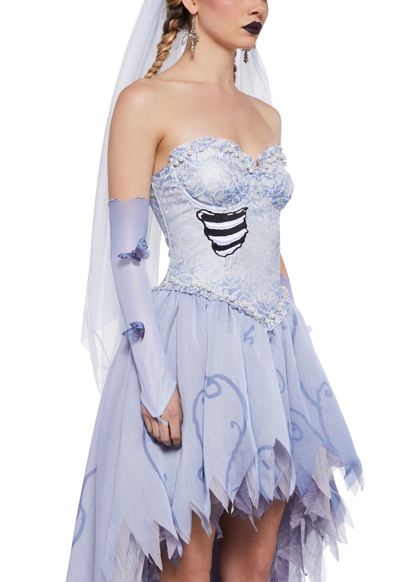Moonlit Glow High-Low Dress - Image 7