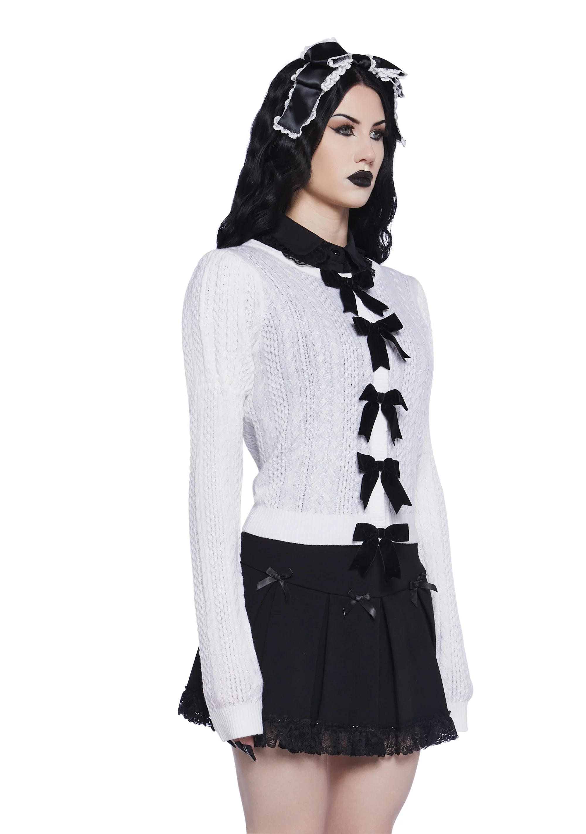 Moonlit Sweetness Knit Cardigan - Image 3