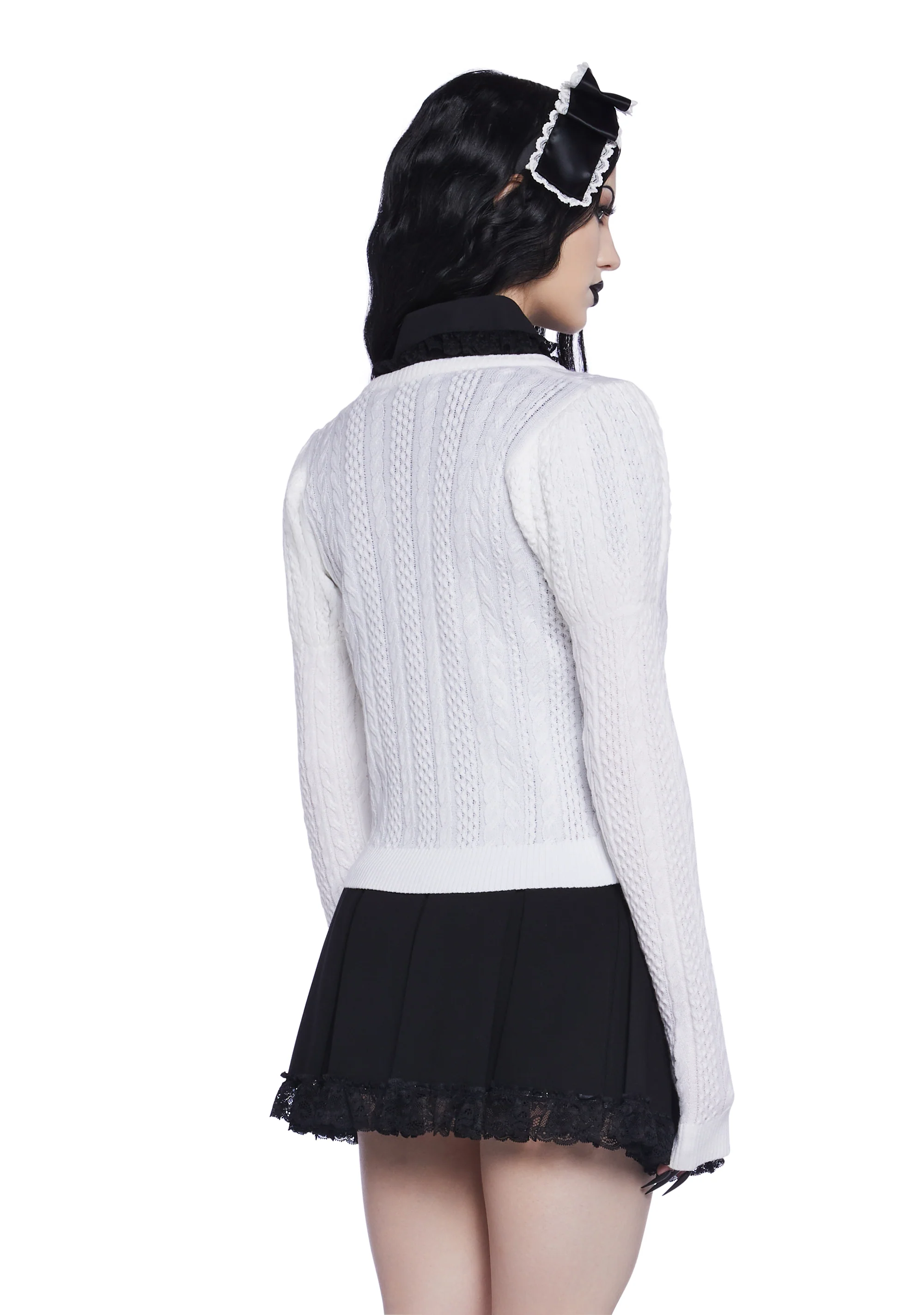 Moonlit Sweetness Knit Cardigan - Image 4
