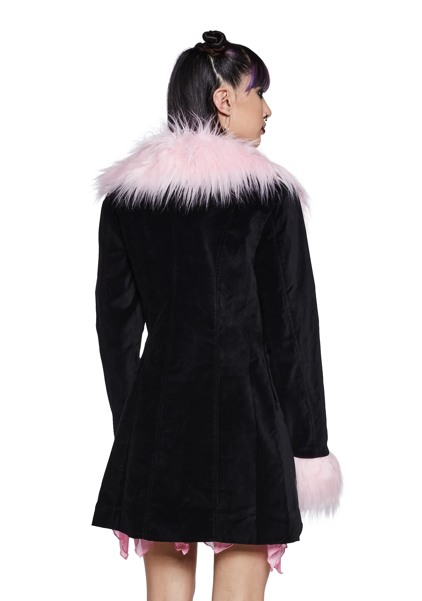 Morbid Beauty Velveteen Coat - Image 4
