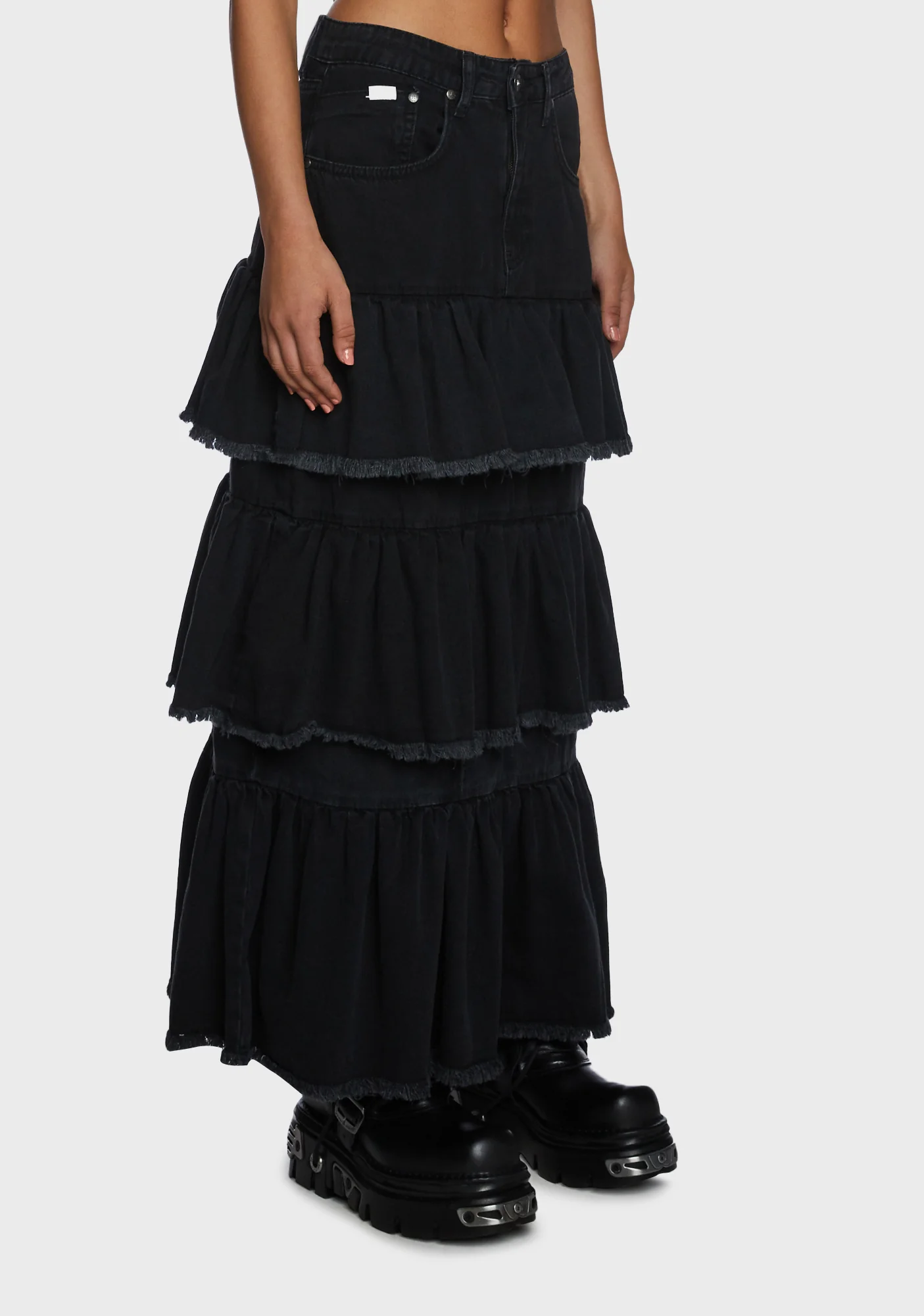 Morticia Maxi Skirt - Image 3
