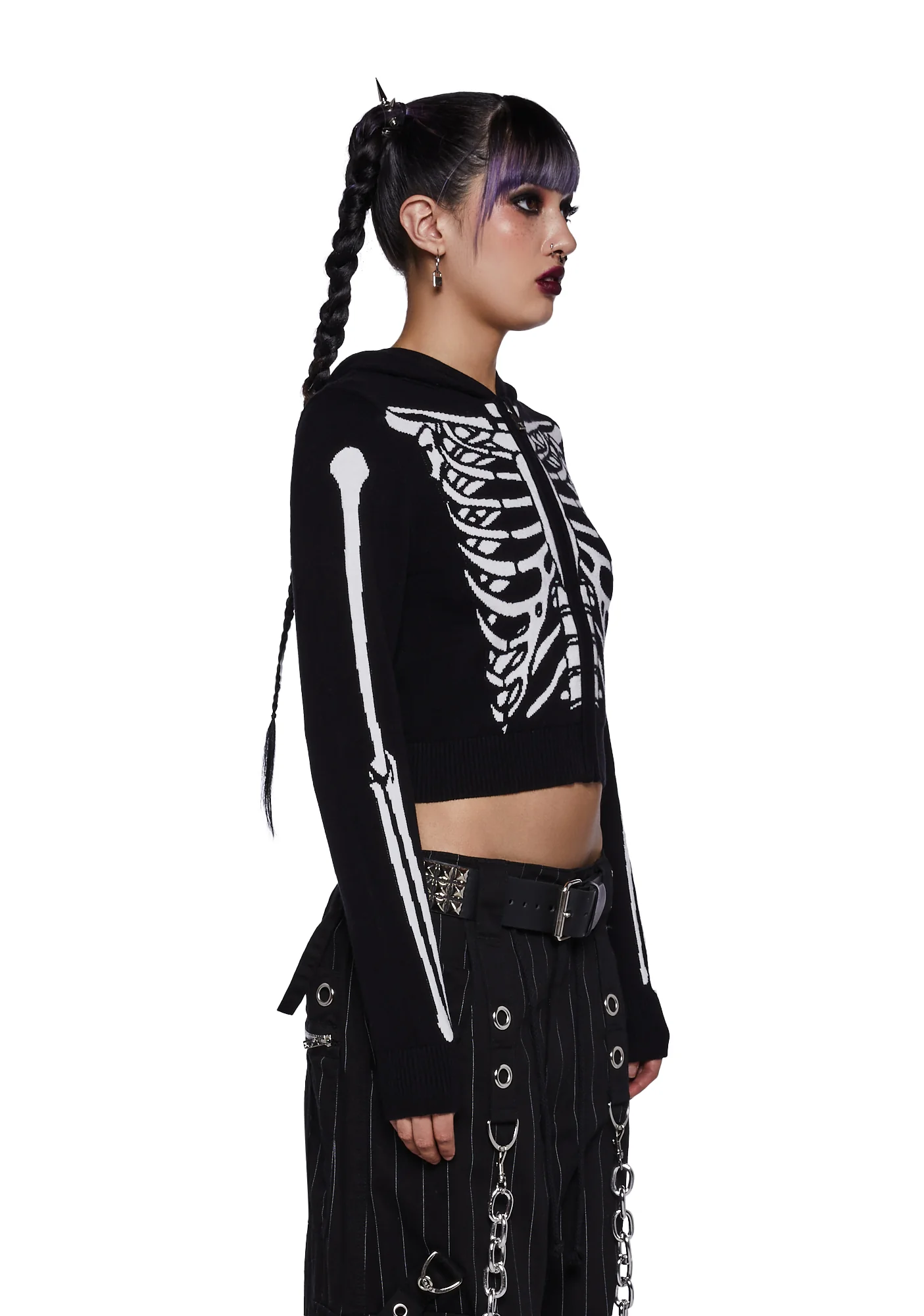 Mortuary Melody Zip-Up Hoodie - Image 3