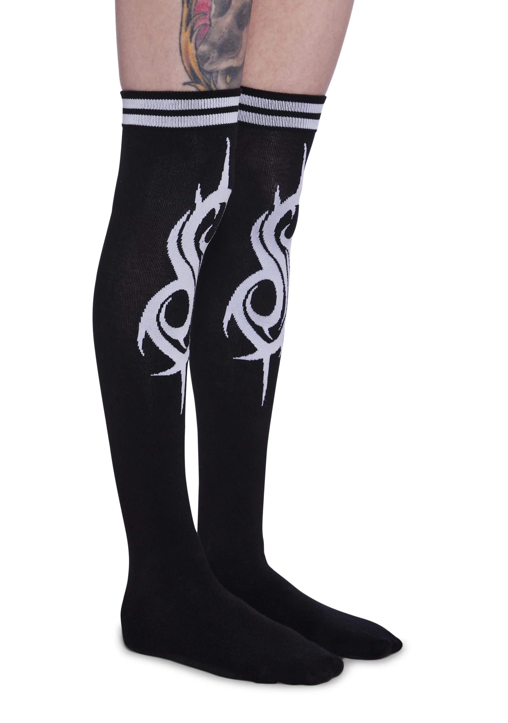 Mosh Pit Thigh High Socks - Image 2