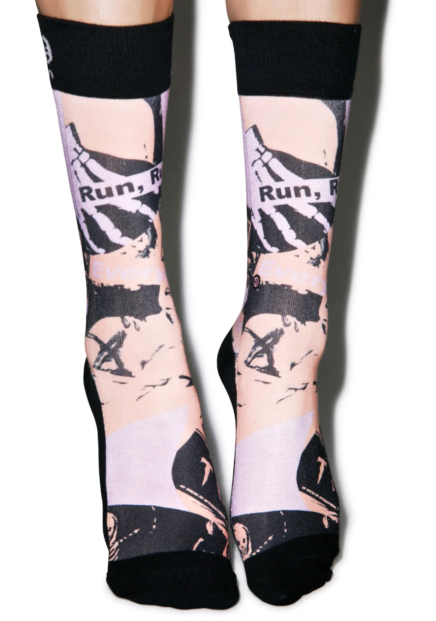 Most Wanted Crew Socks - Blue - Image 8