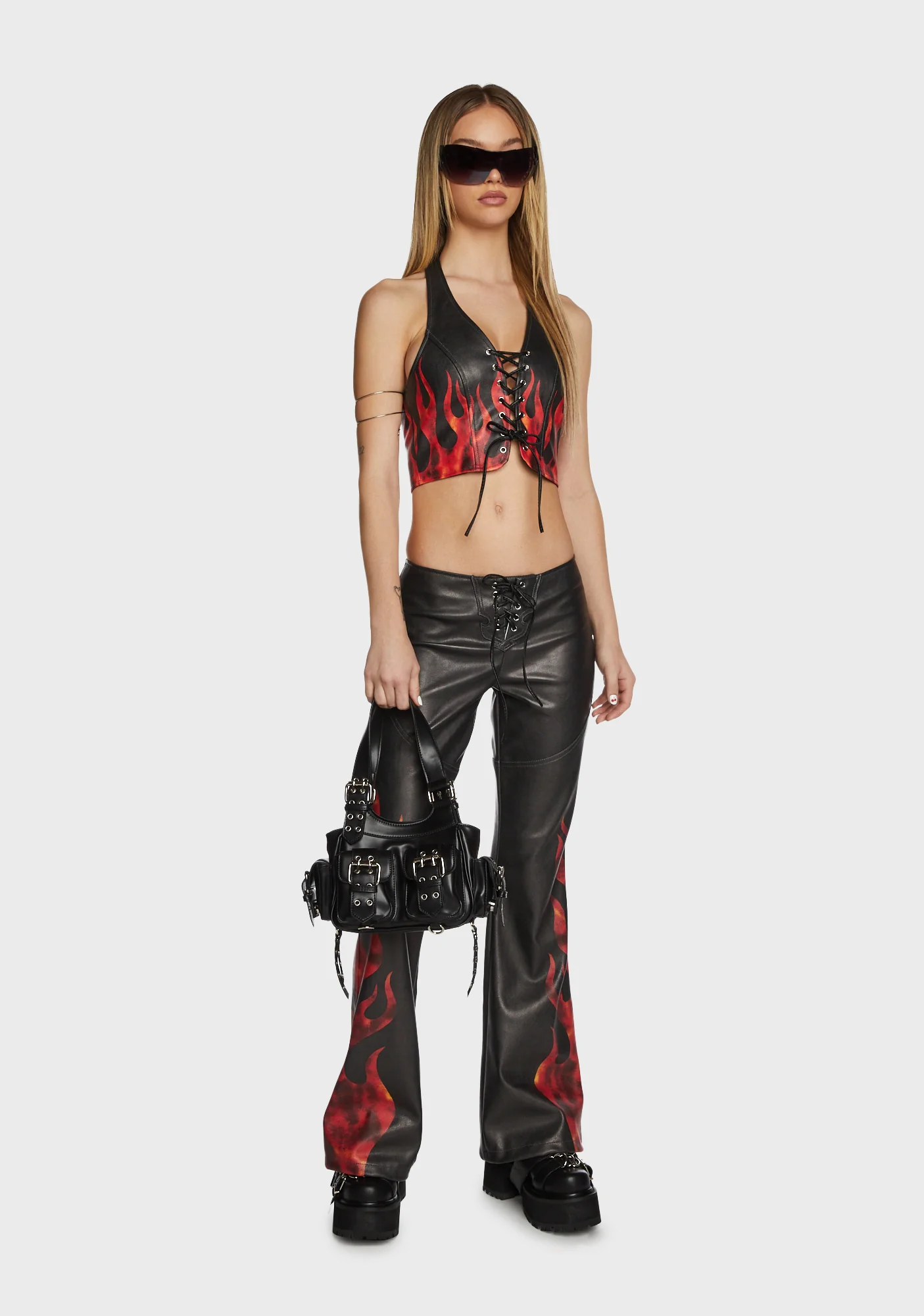 Moto Muse Buckle Handbag - Image 5