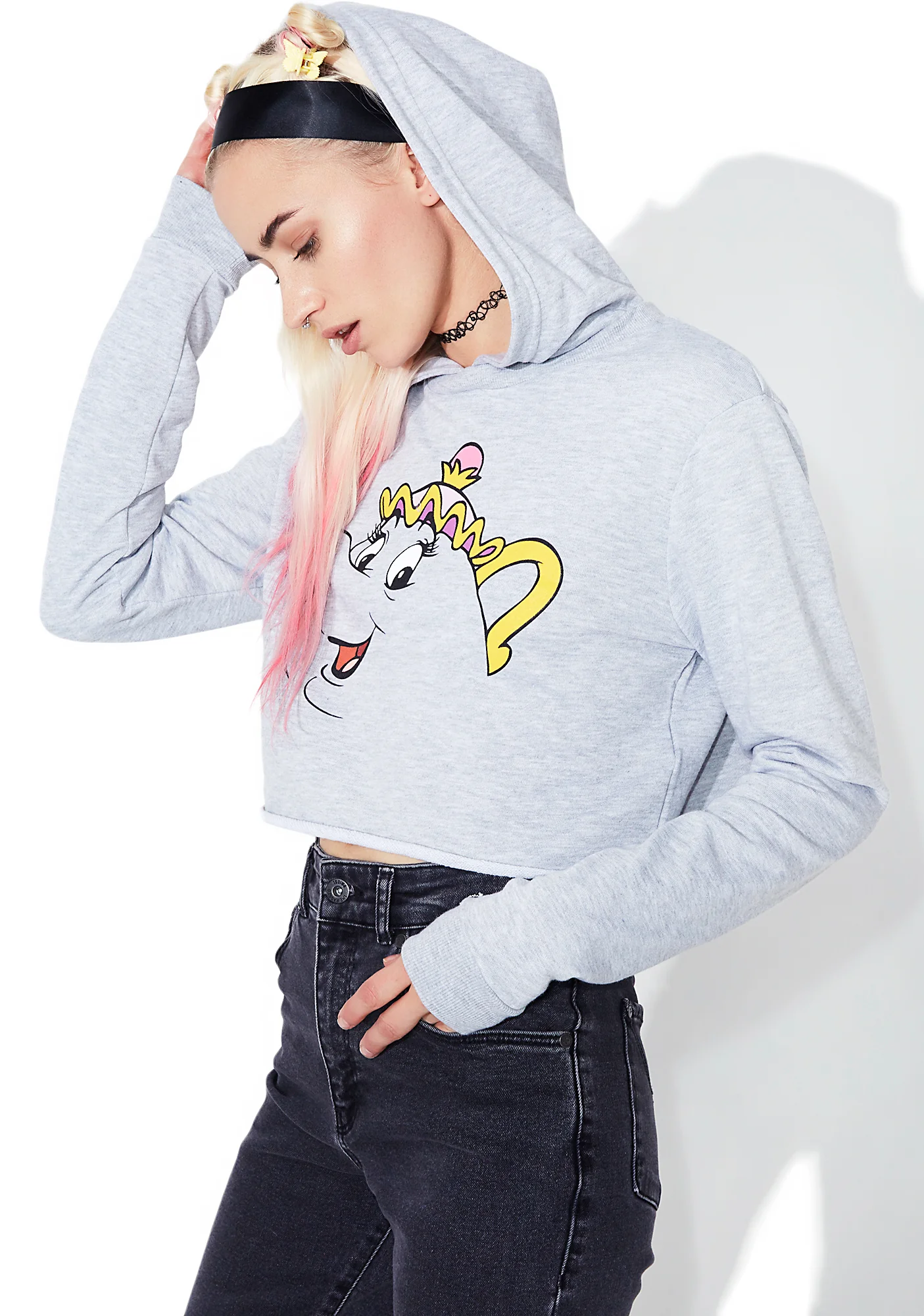 Mrs. Potts Cropped Hoodie - Image 2