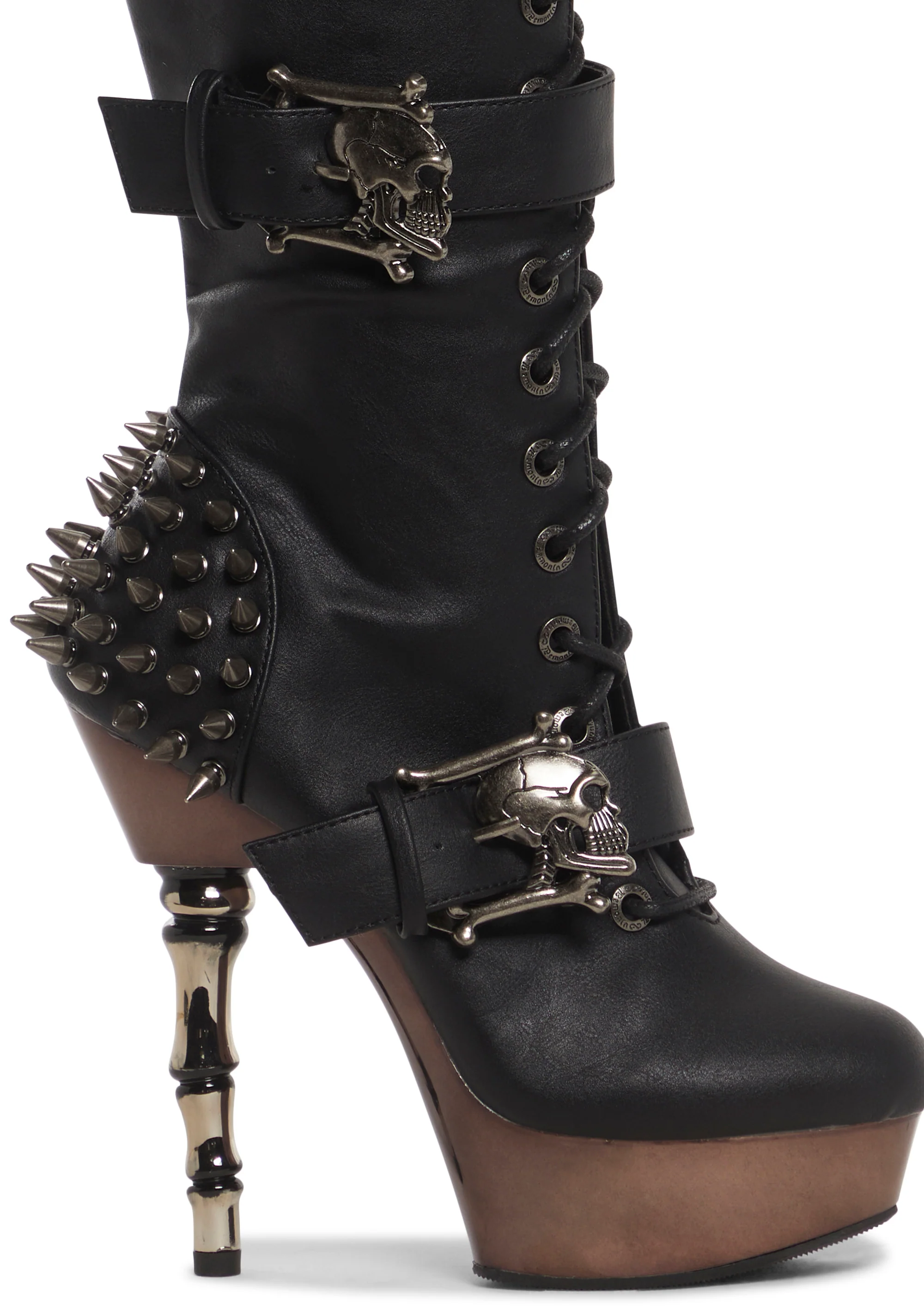 Muerto-2028 Platform Knee High Boots - Image 2
