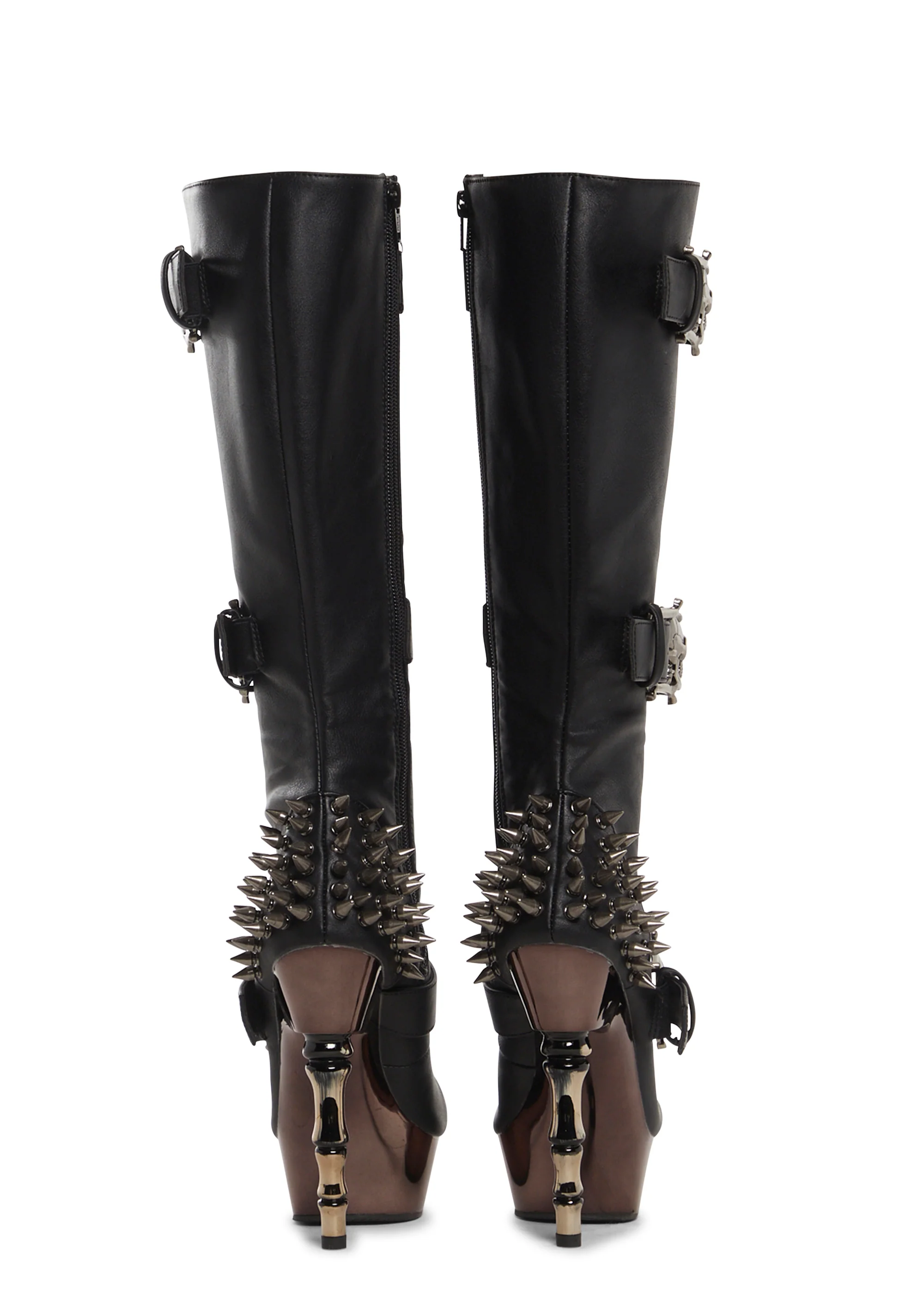 Muerto-2028 Platform Knee High Boots - Image 4