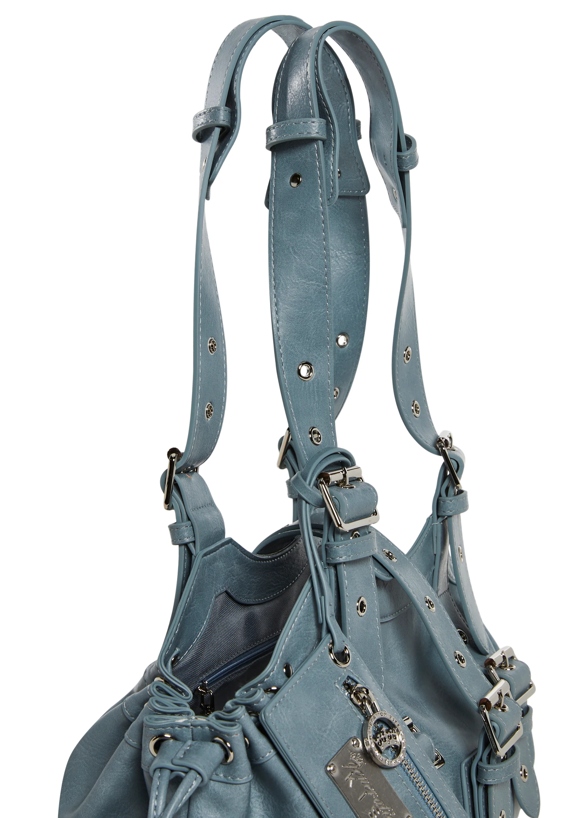 Amabel Shoulder Bag - Blue - Image 5