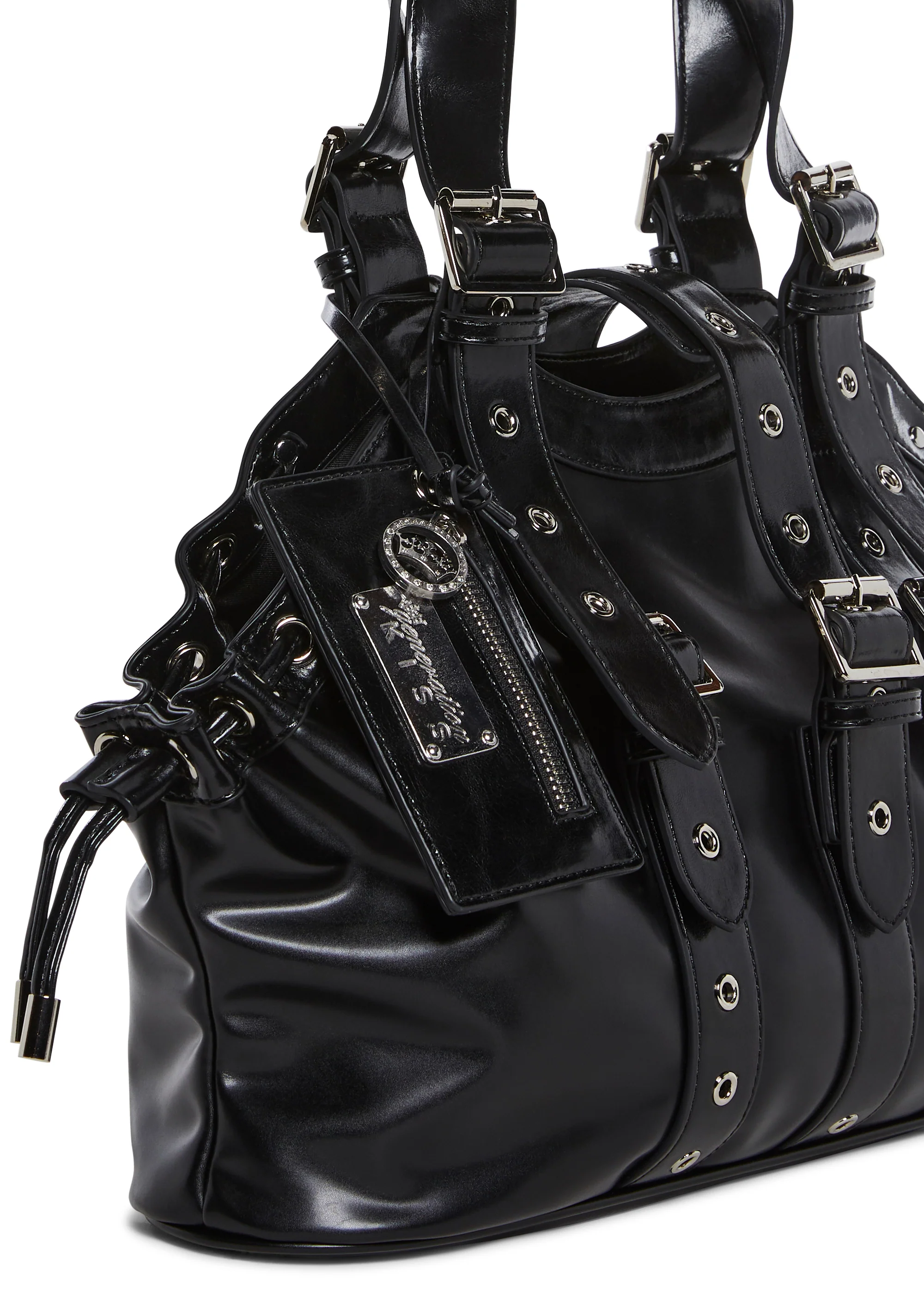 Amabel Shoulder Bag - Black - Image 5