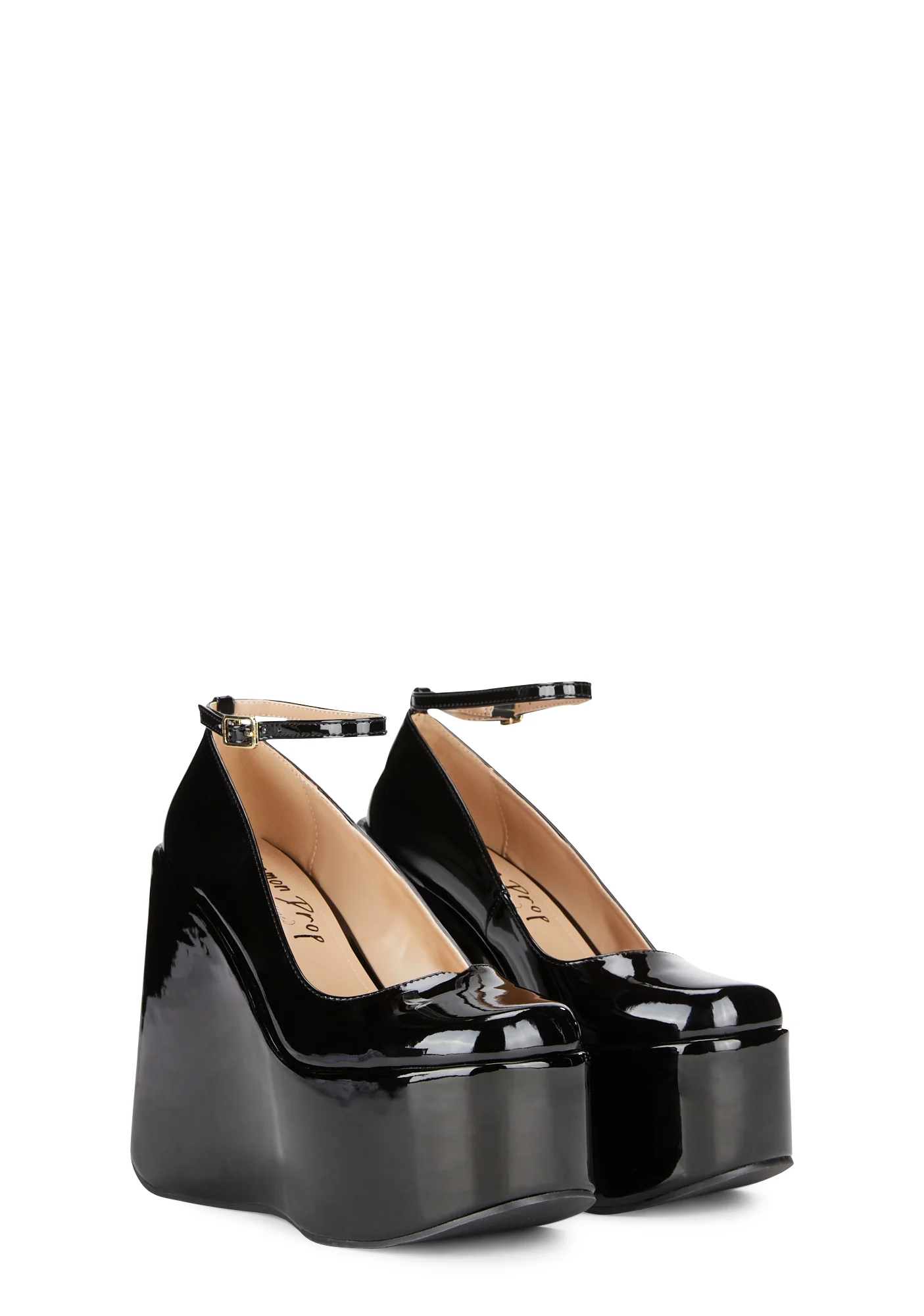 Munoz Wedge Heels - Black - Image 3