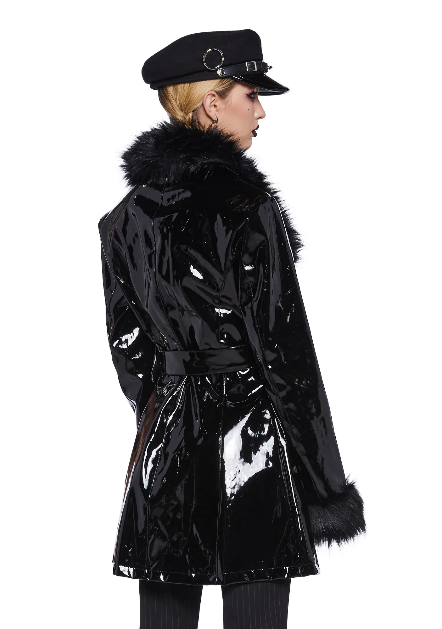 Muse Of Midnight Vinyl Coat - Image 4