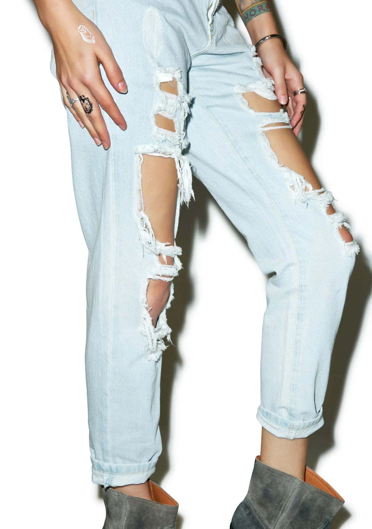 My Boyfriend's Jeans - Light Blue - Image 7