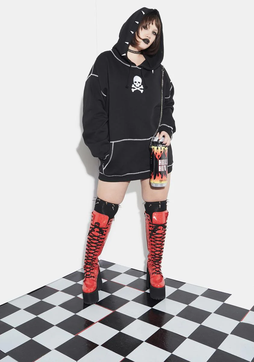 My Forsaken Soul Spiked Hoodie - Image 3