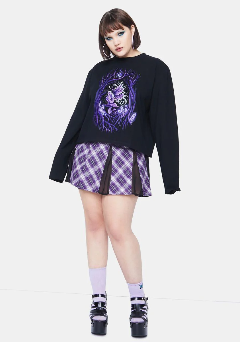 My Intuition On Point Plaid Mini Skirt - Image 3